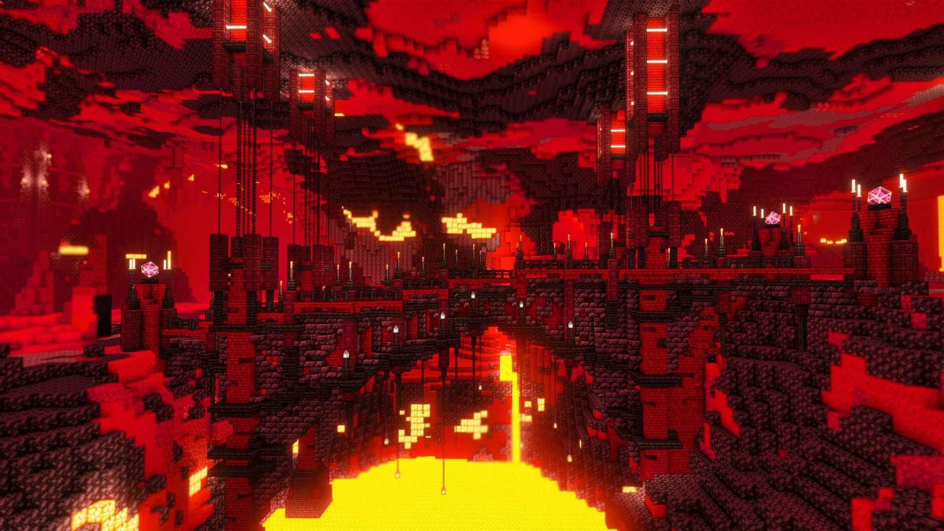 minecraft nether Wallpapers