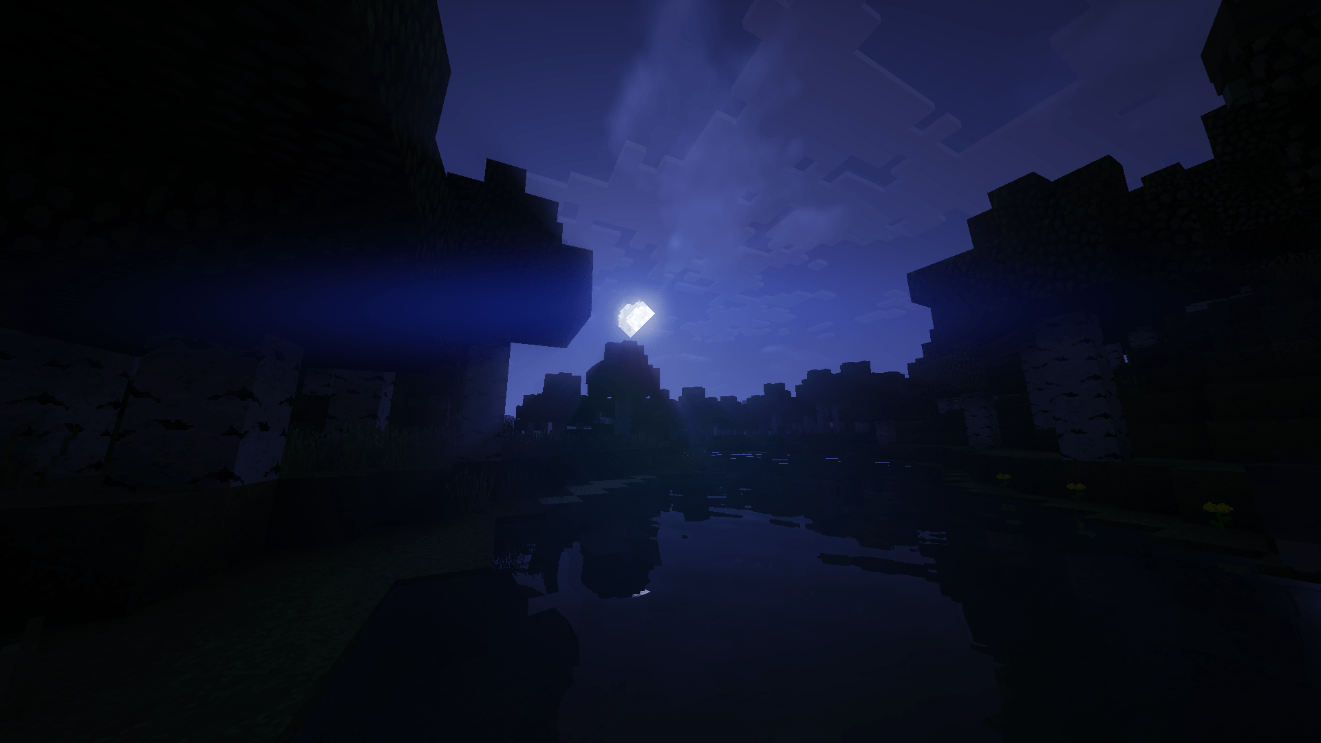 minecraft night Wallpapers