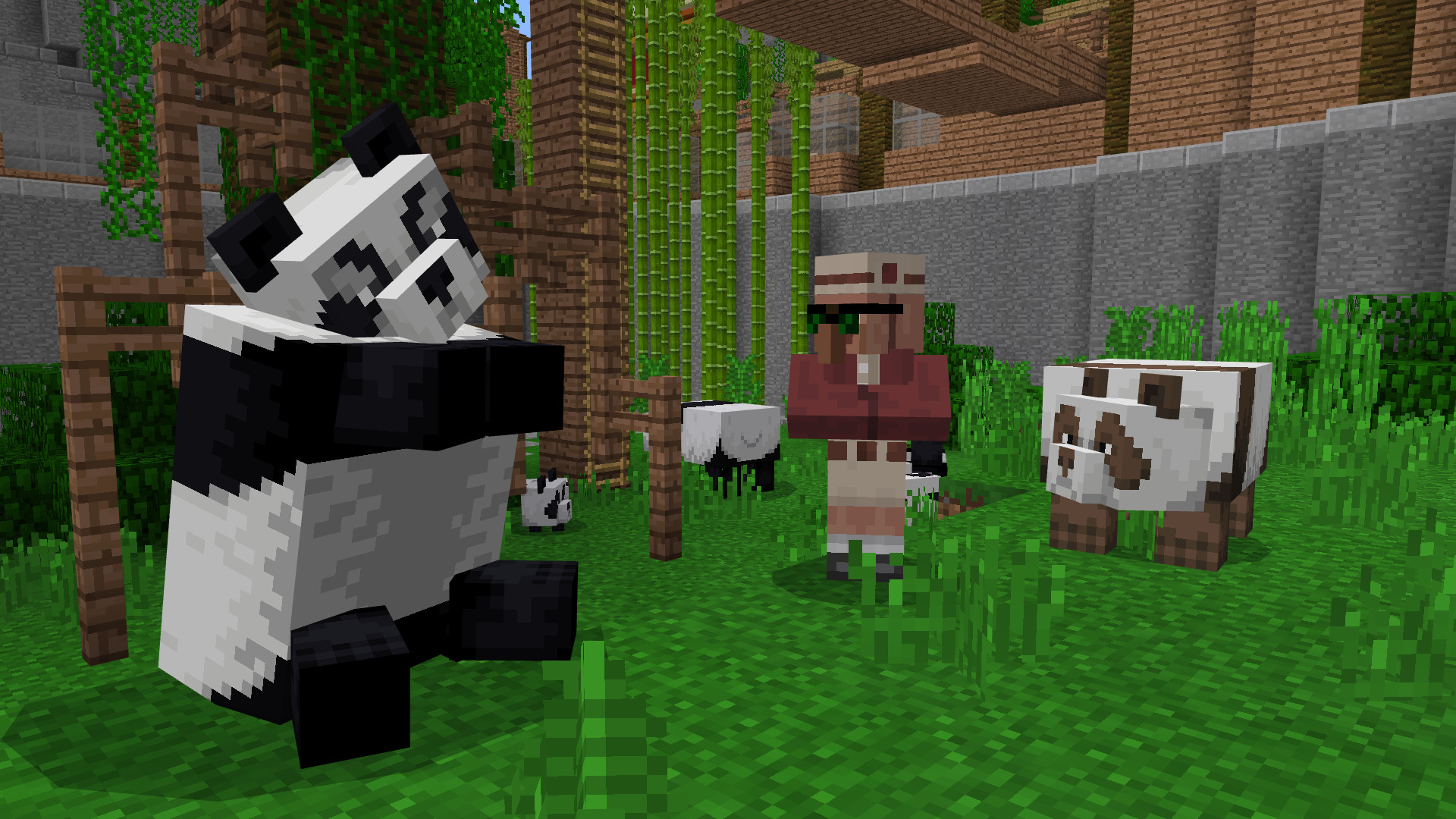 minecraft panda  Wallpapers