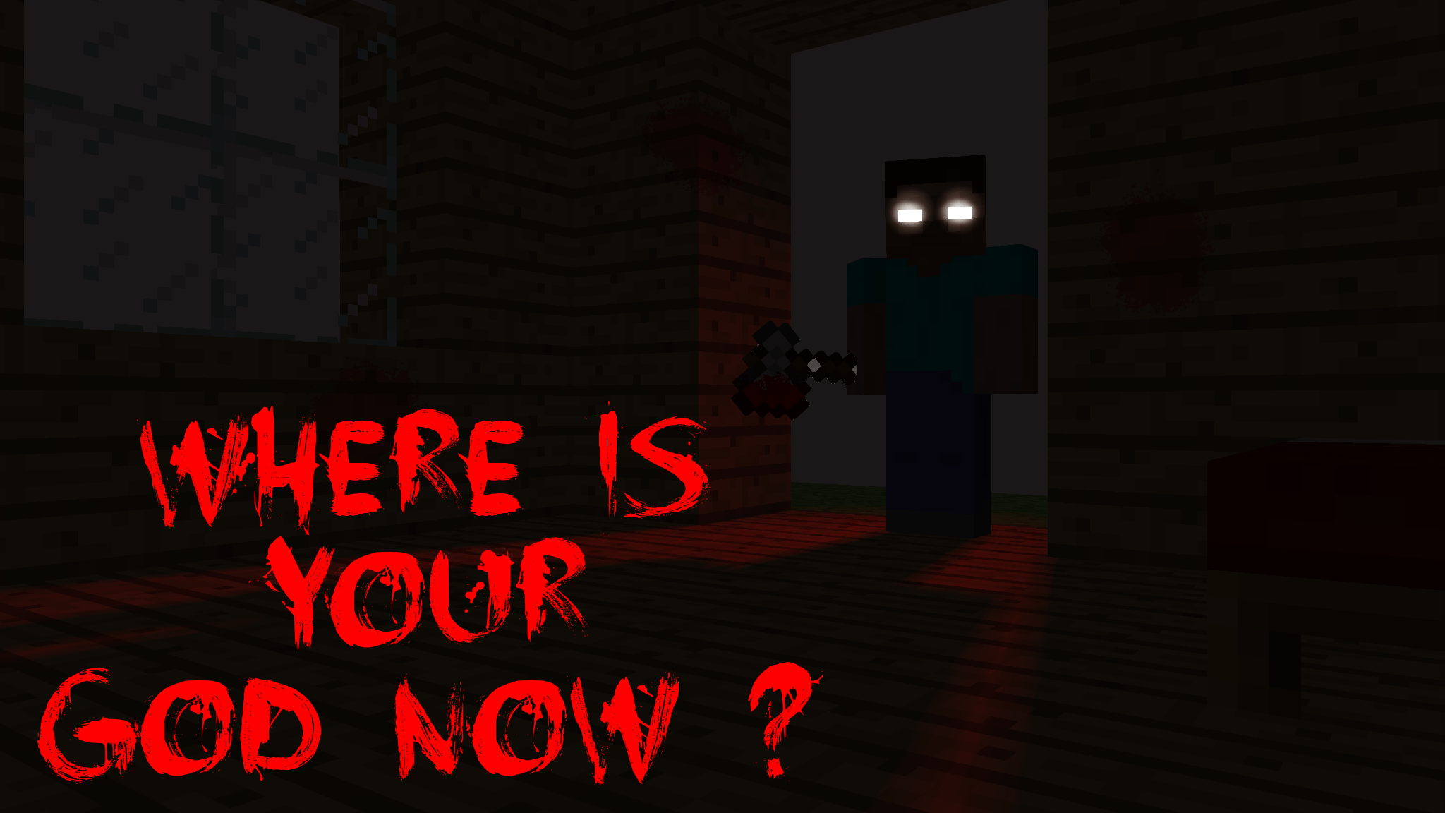 minecraft scary herobrineWallpapers