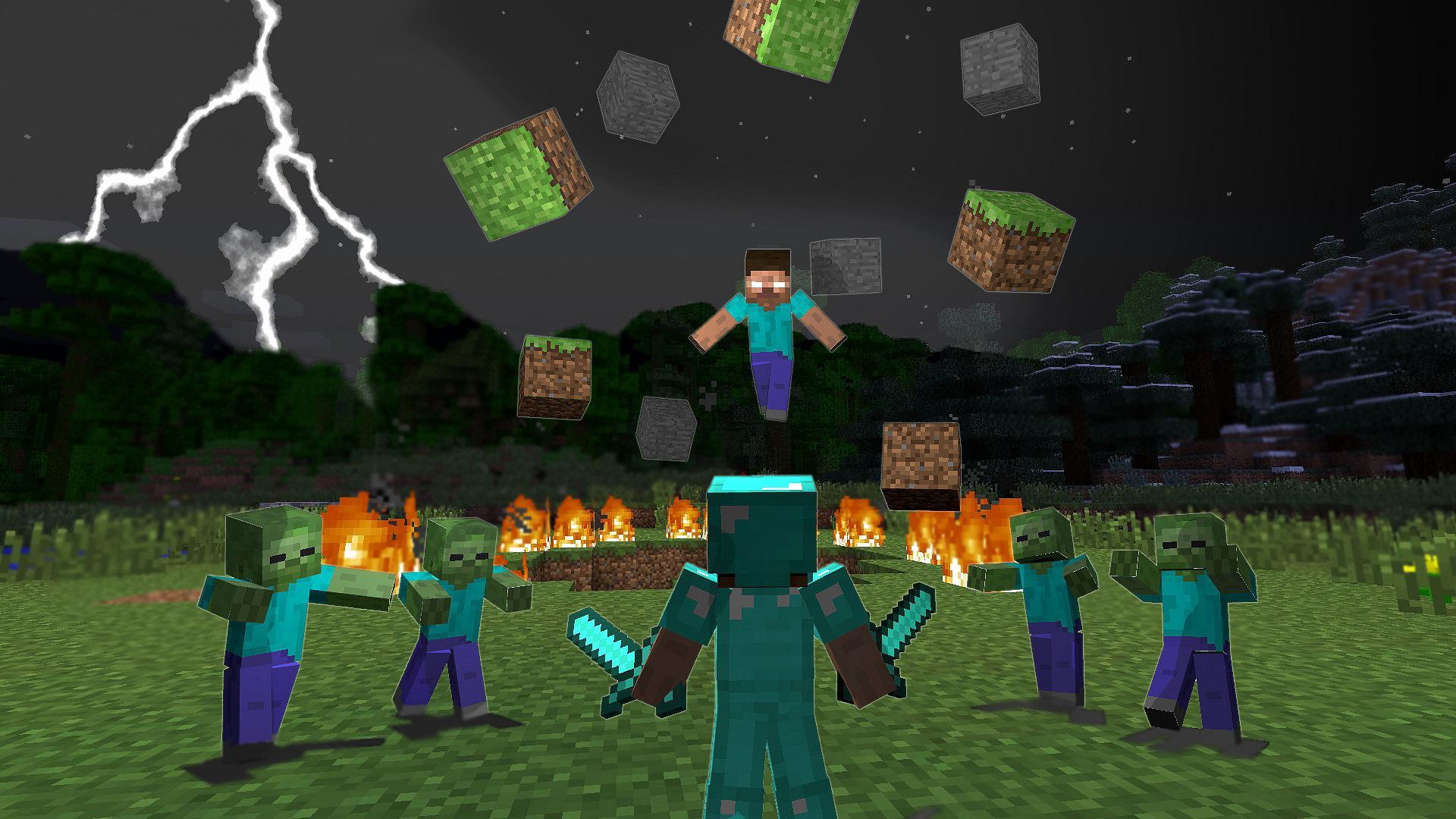 minecraft scary herobrineWallpapers