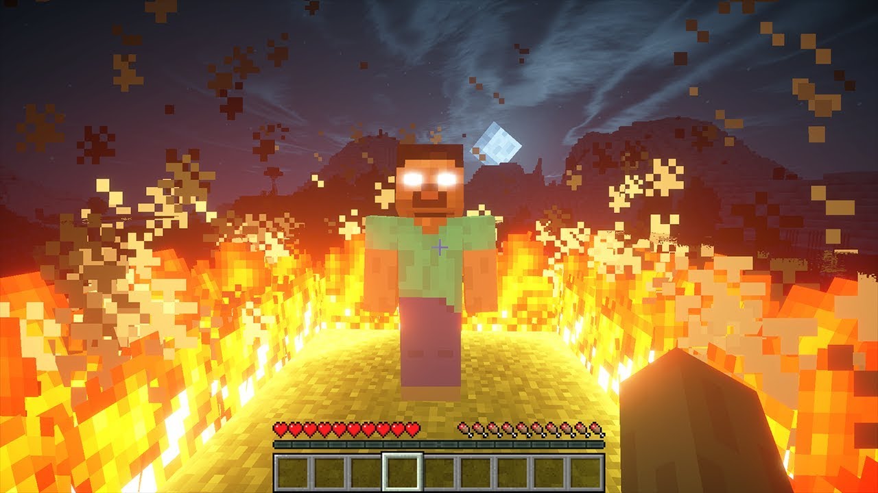 minecraft scary herobrineWallpapers