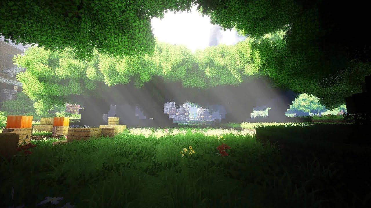 minecraft shaders Wallpapers