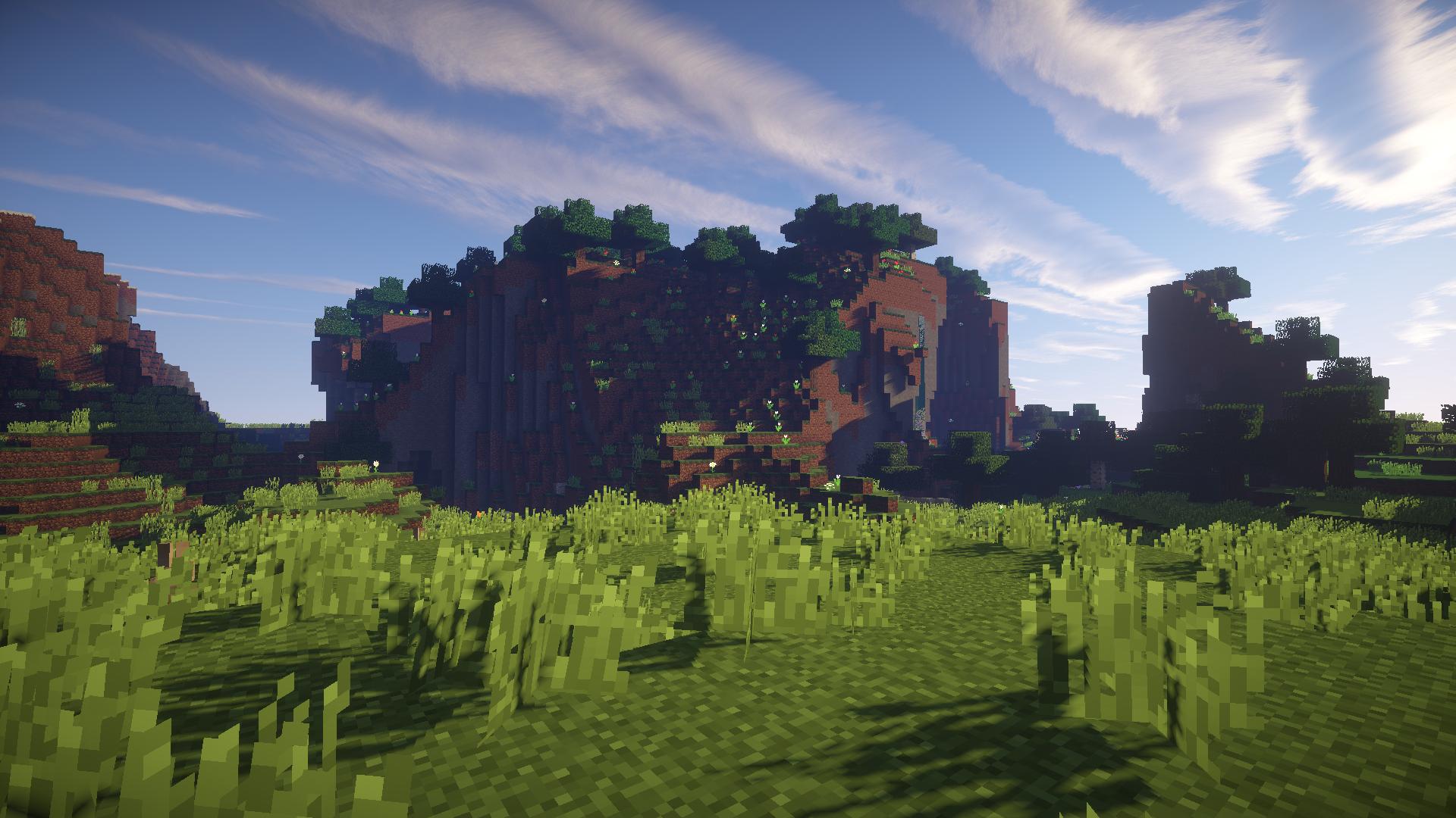 minecraft shaders Wallpapers