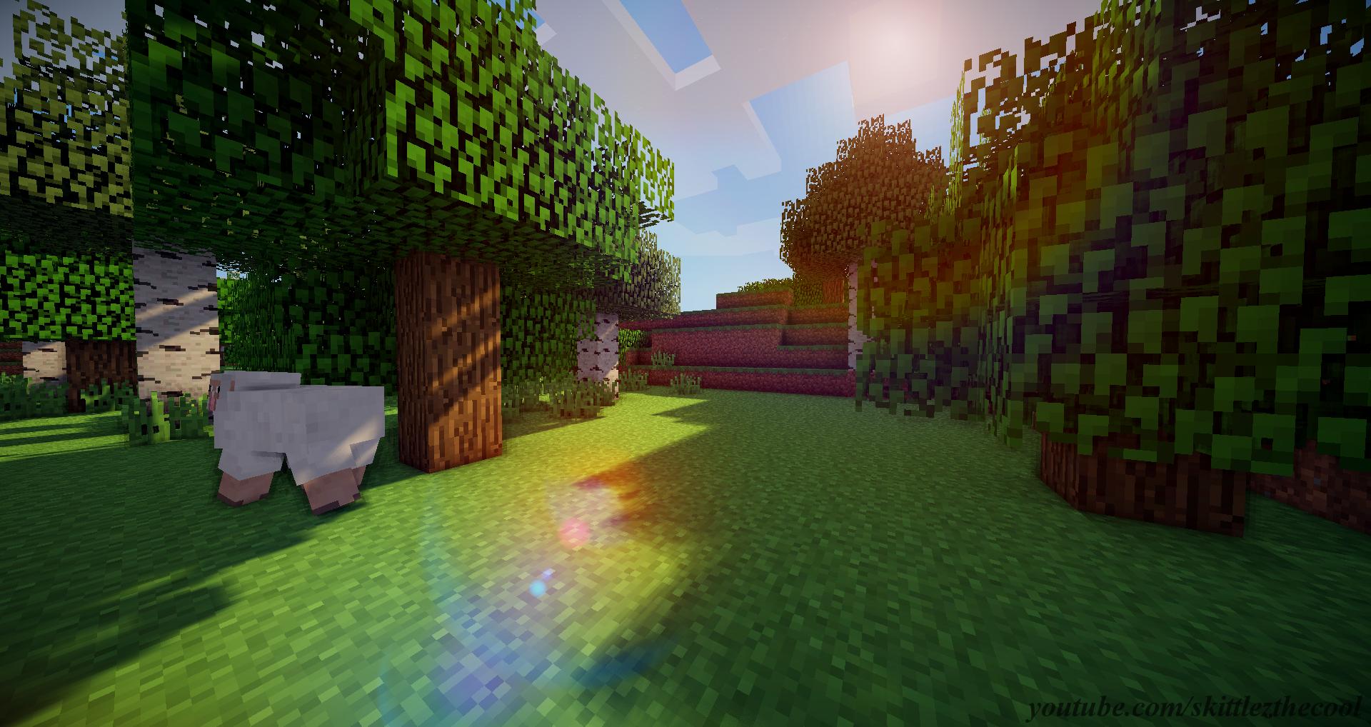 minecraft shaders Wallpapers