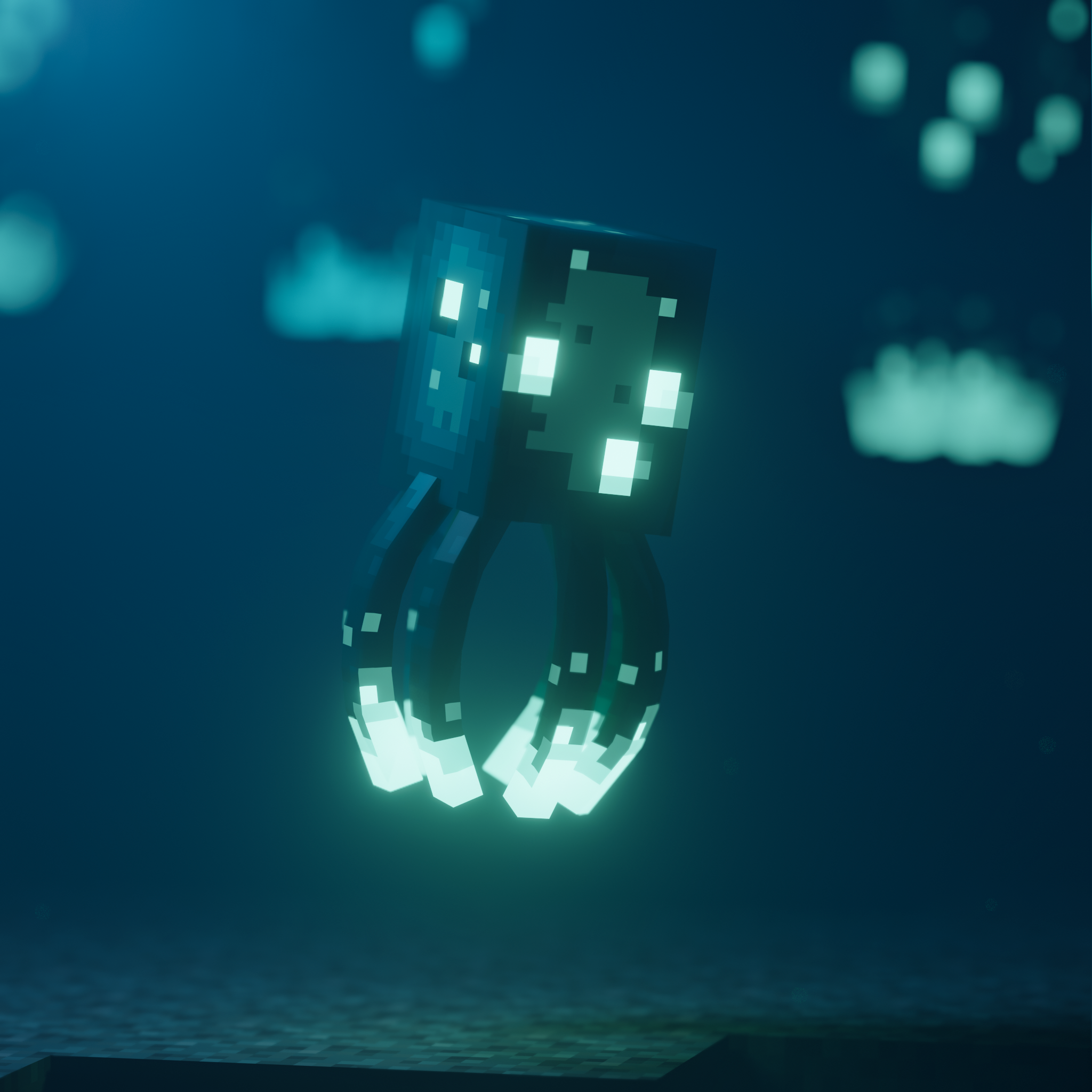 minecraft squid Wallpapers