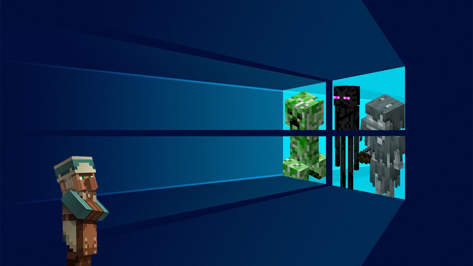 minecraft windows background Wallpapers