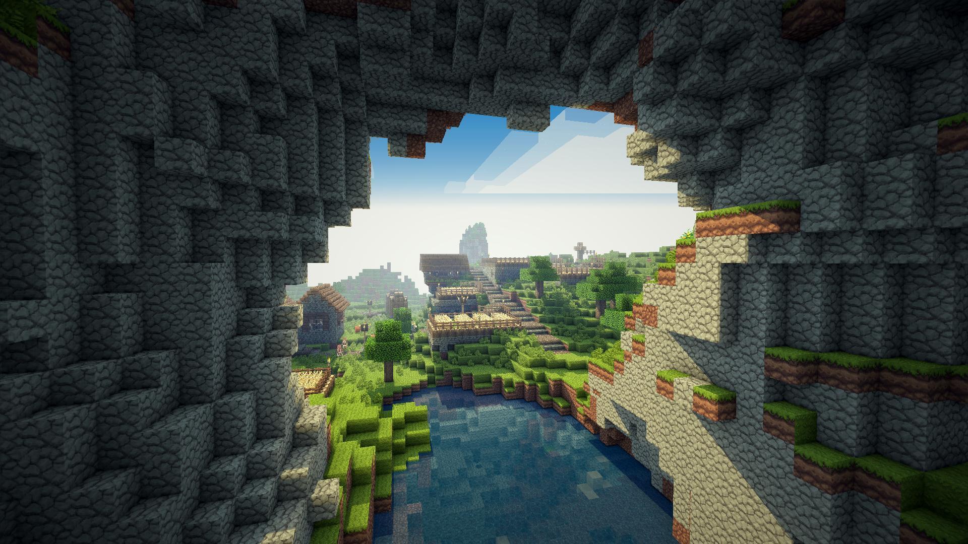 minecraft world backgrounds Wallpapers