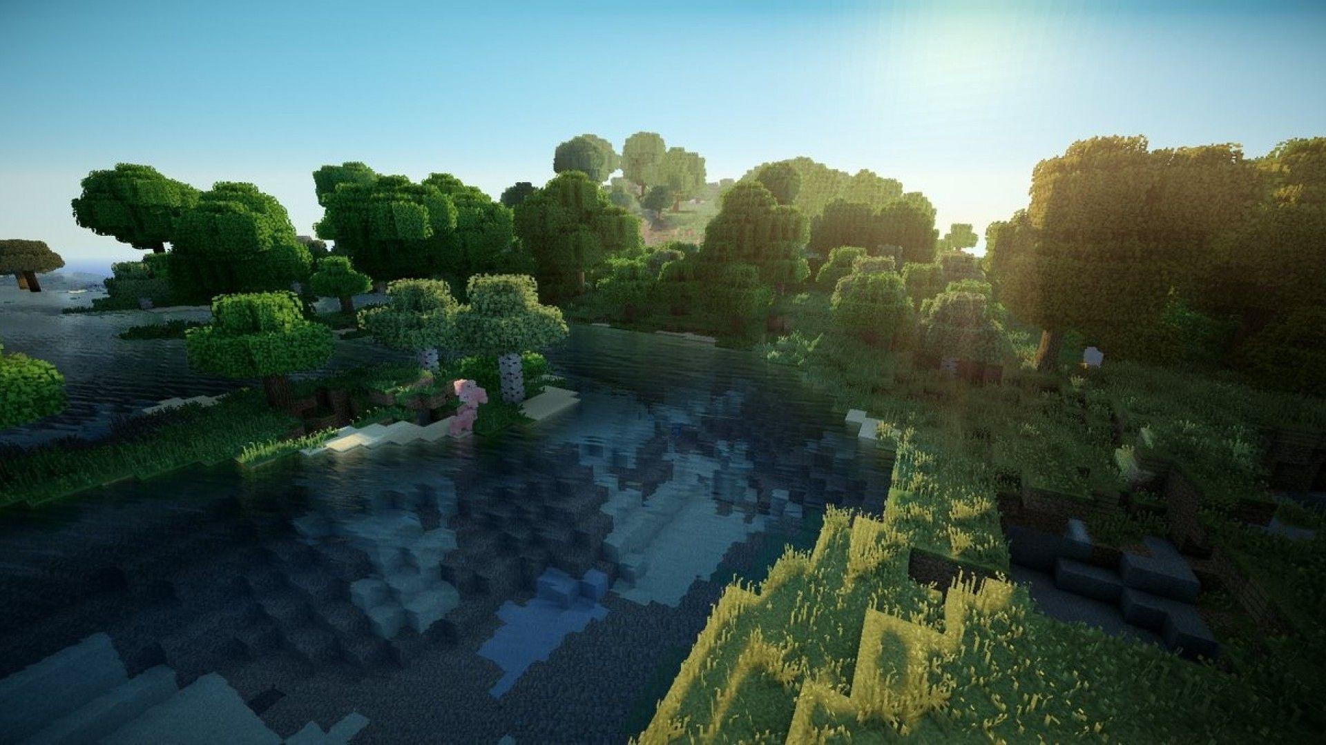 minecraft world backgrounds Wallpapers