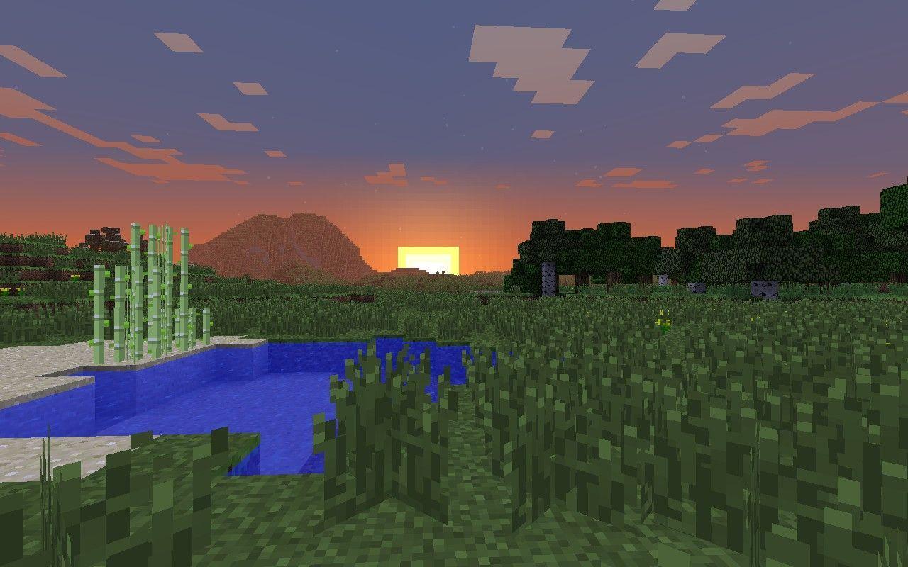 minecraft world backgrounds Wallpapers