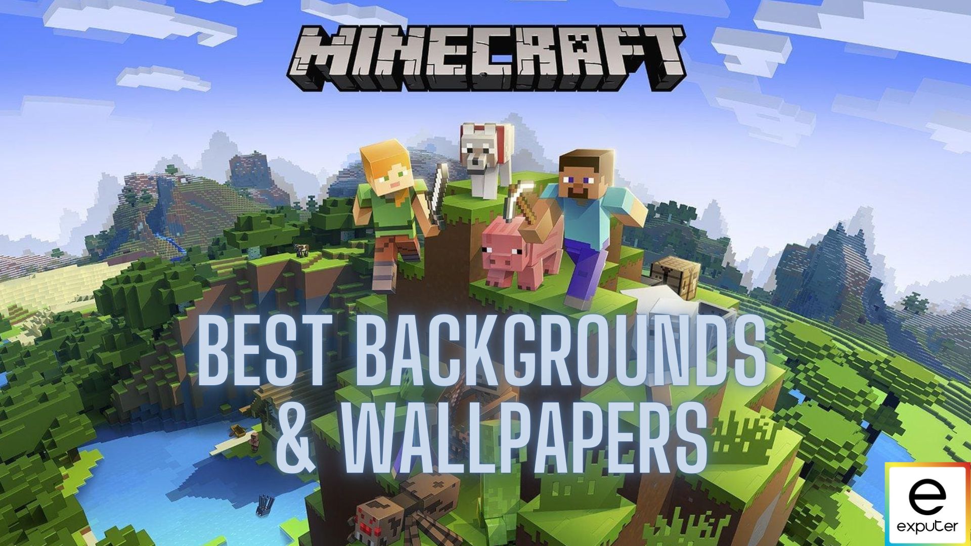 minecraft world backgrounds Wallpapers