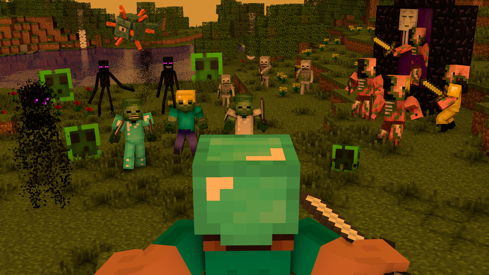 minecraft zombieWallpapers