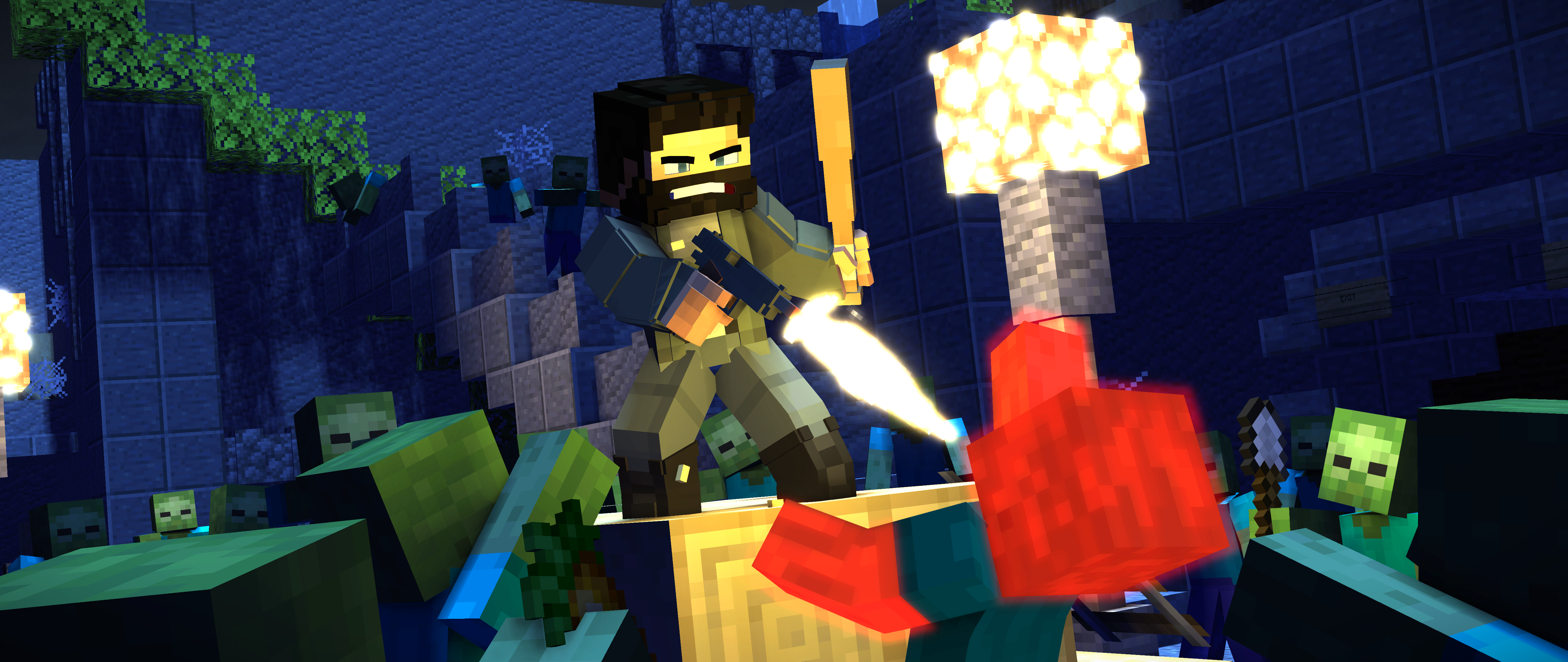 minecraft zombieWallpapers