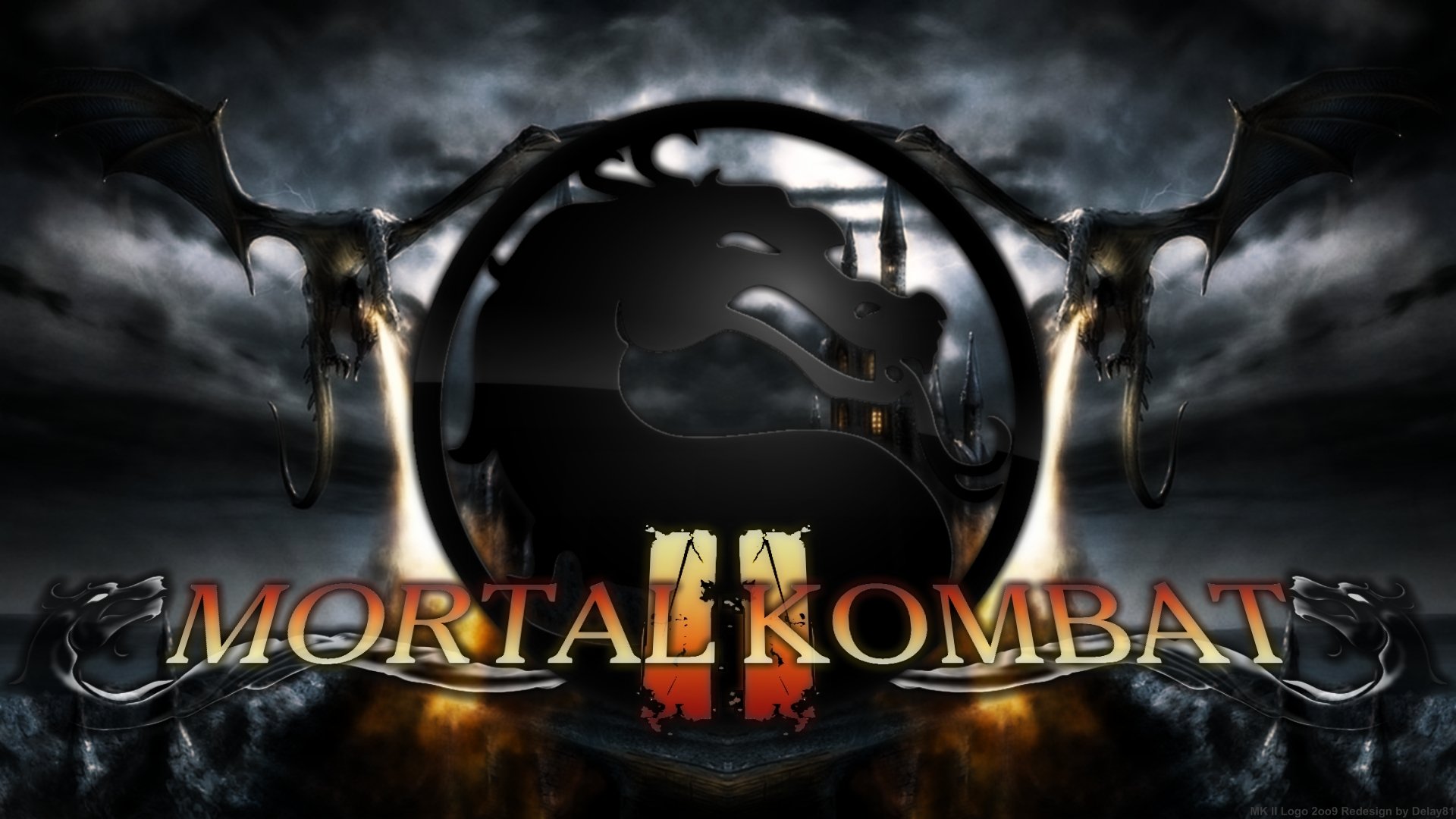 mortal kombat 2 logo Wallpapers