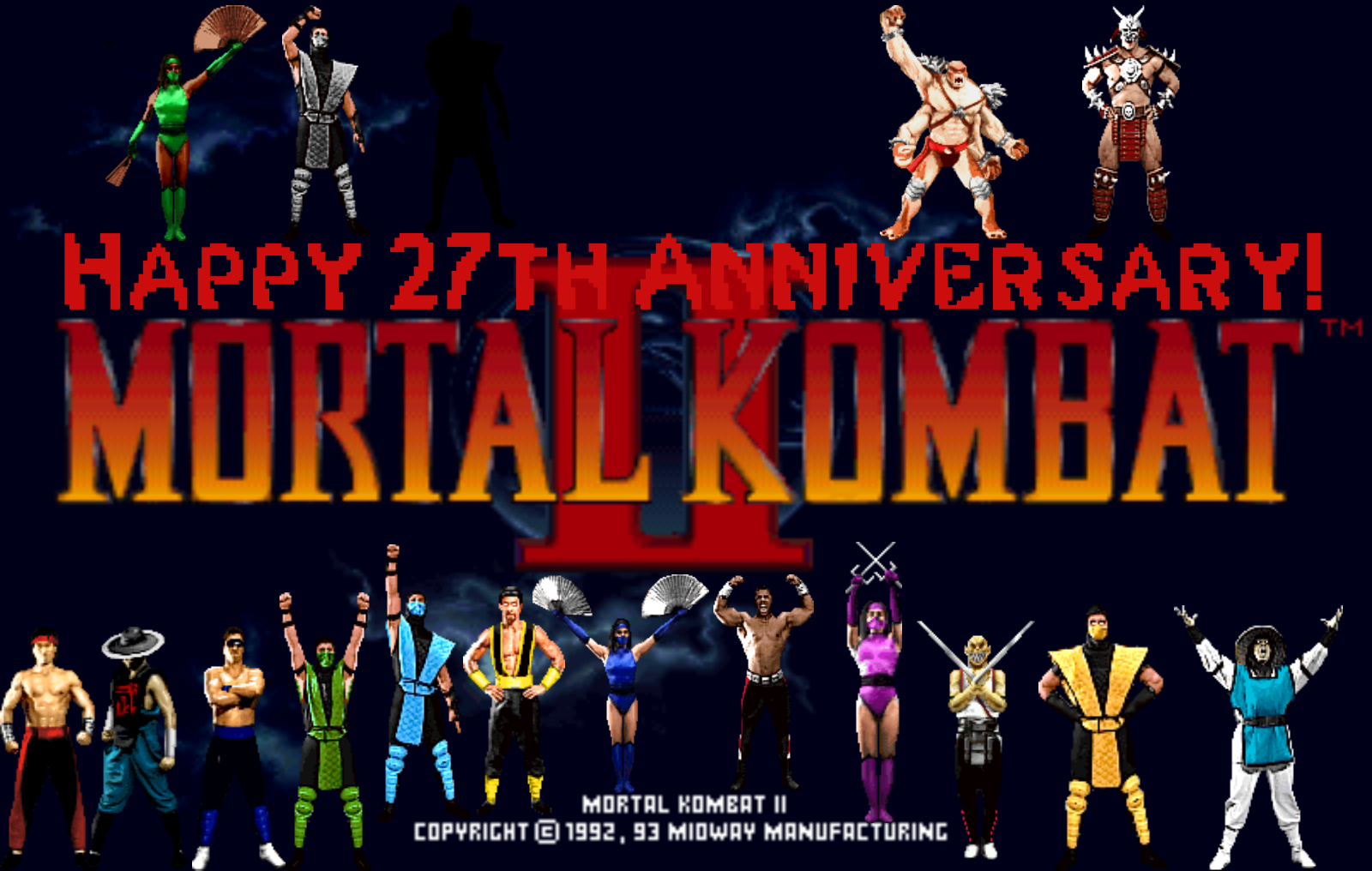 mortal kombat 2 logo Wallpapers