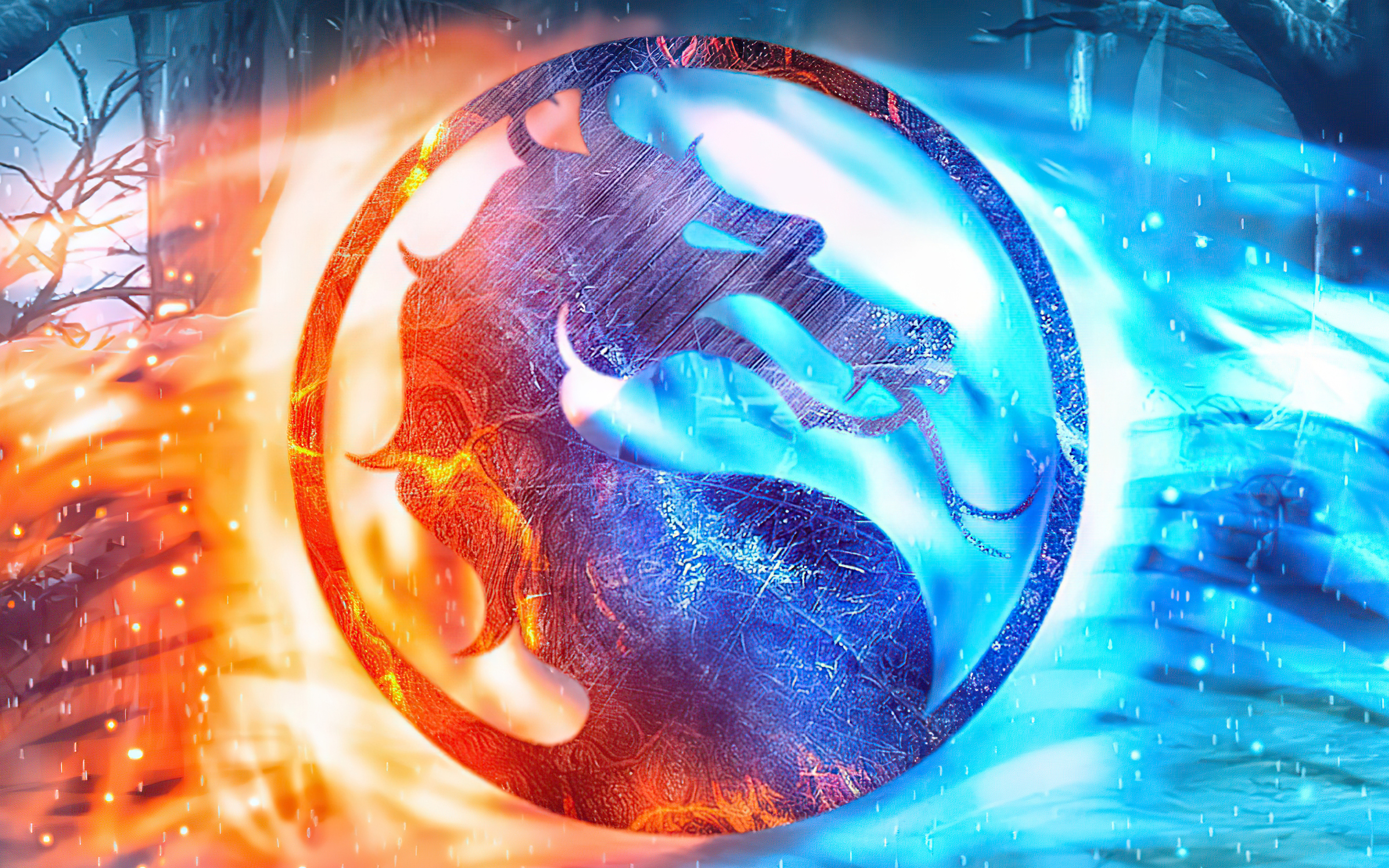 mortal kombat dragon Wallpapers