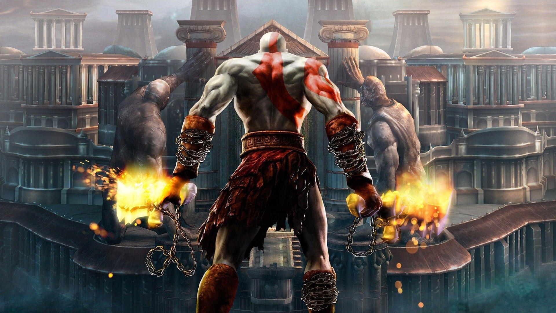 mortal kombat god of war Wallpapers