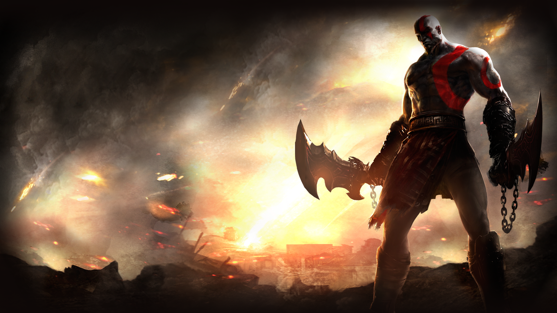 mortal kombat god of war Wallpapers