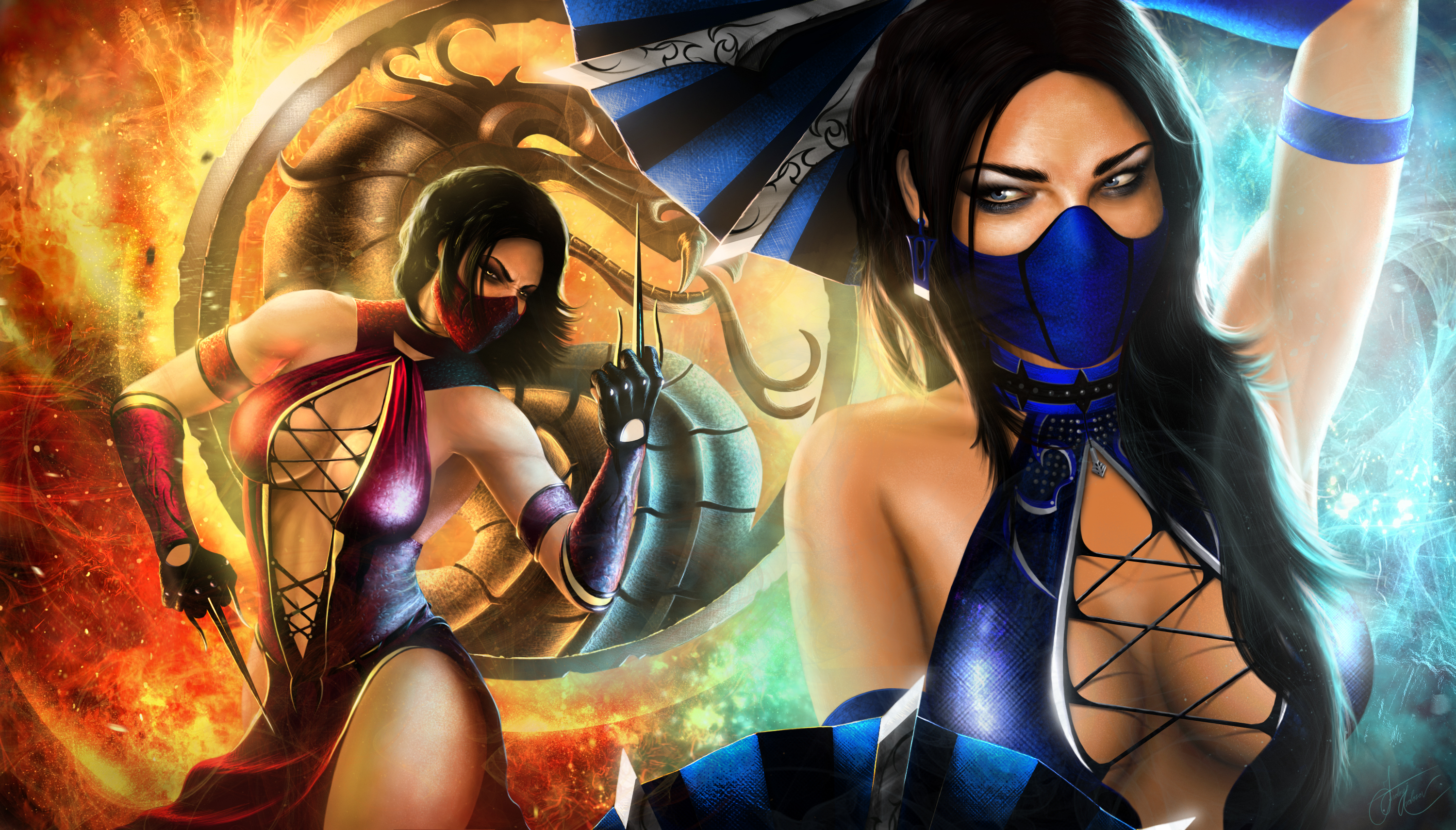 mortal kombat kitanaWallpapers