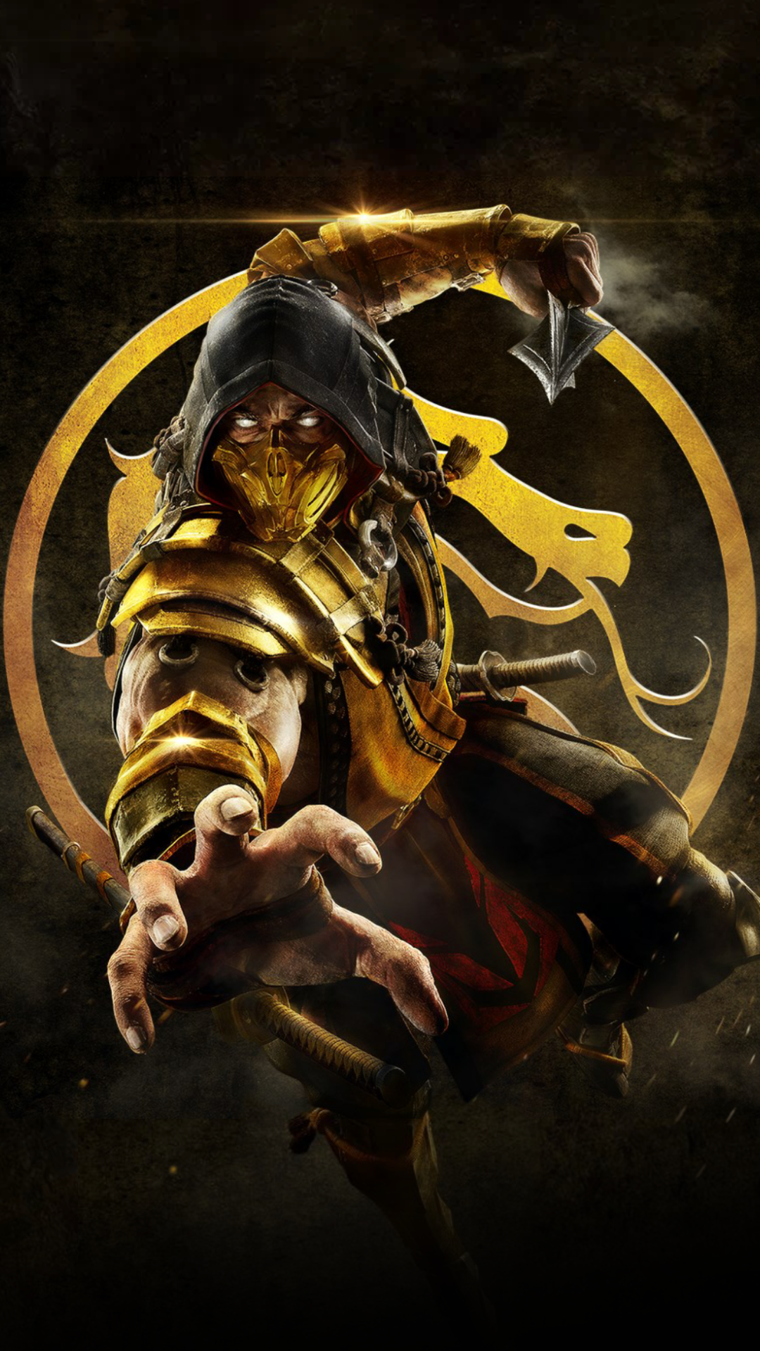 mortal kombat scorpion 4k desktopWallpapers