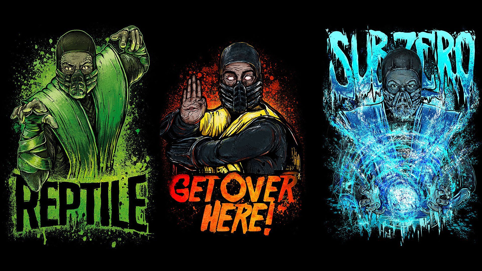 mortal kombat scorpion vs sub zero Wallpapers