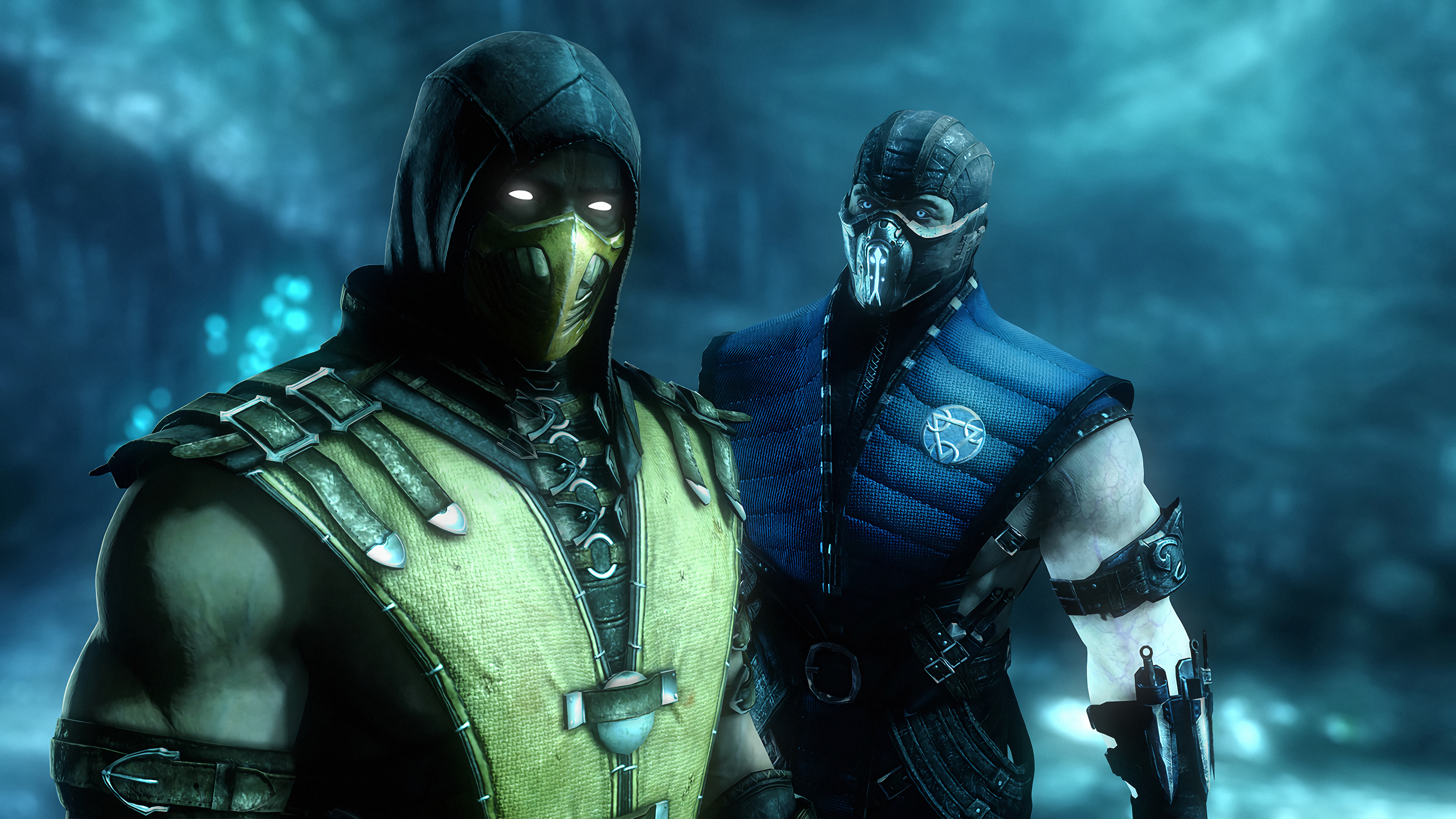 mortal kombat scorpion vs sub zero  Wallpapers