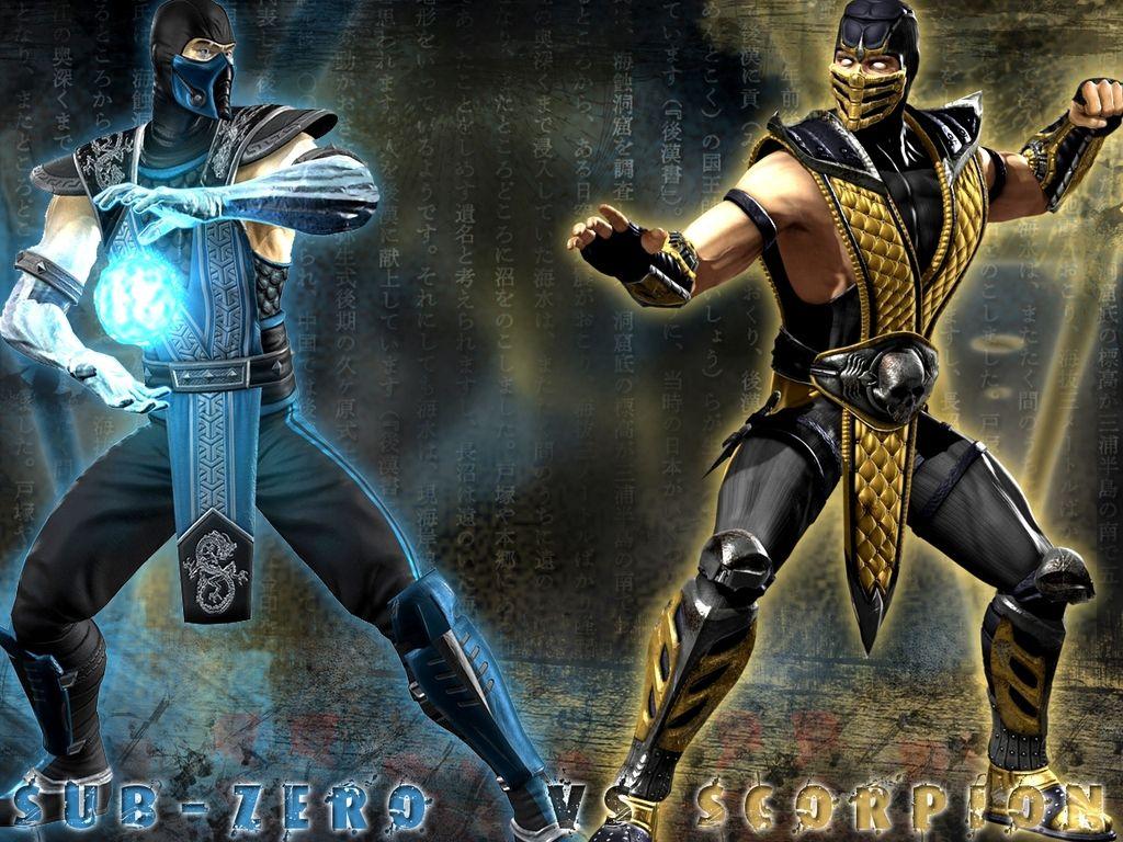 mortal kombat scorpion vs sub zero  Wallpapers