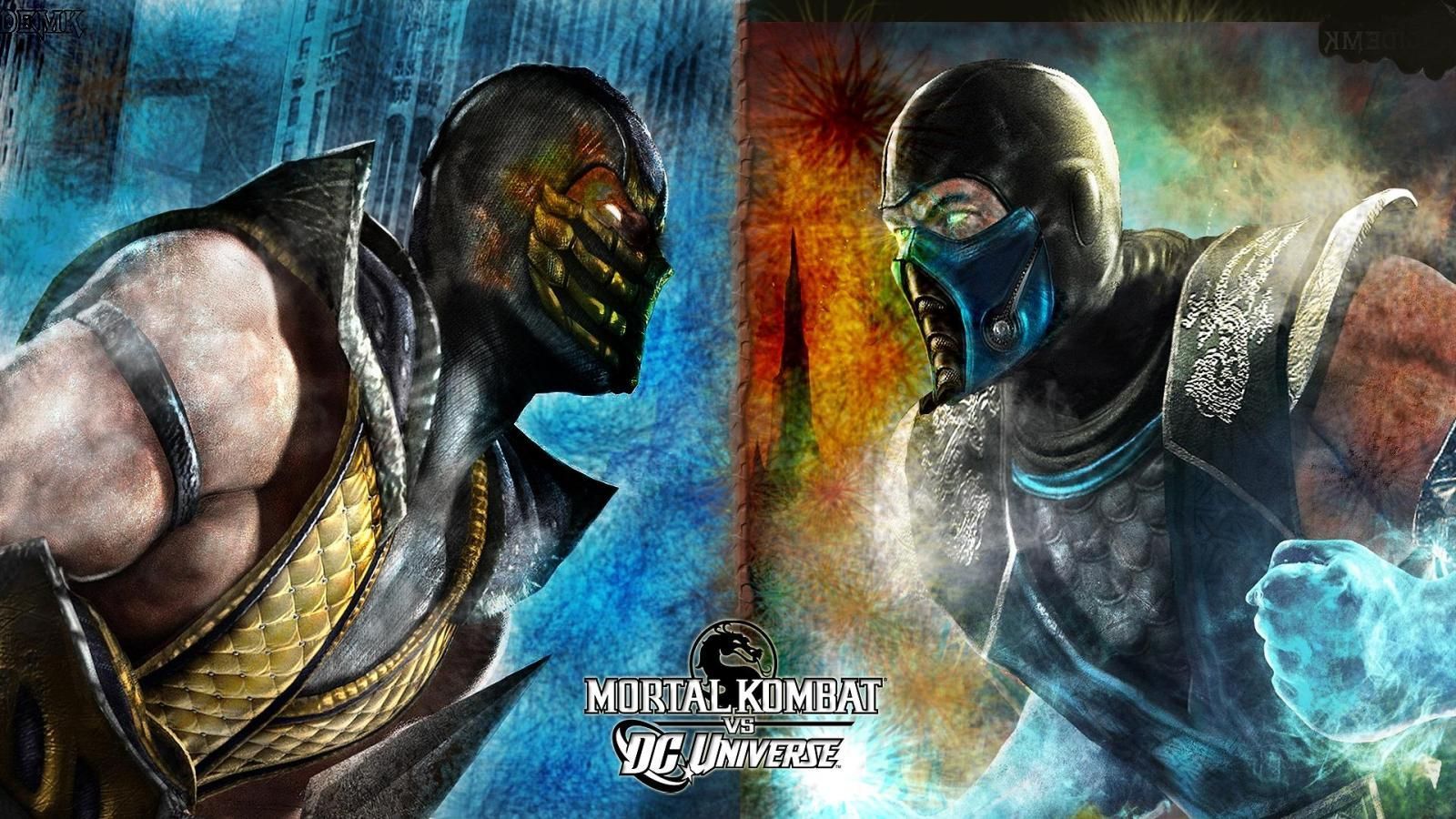 mortal kombat scorpion vs sub zero  Wallpapers