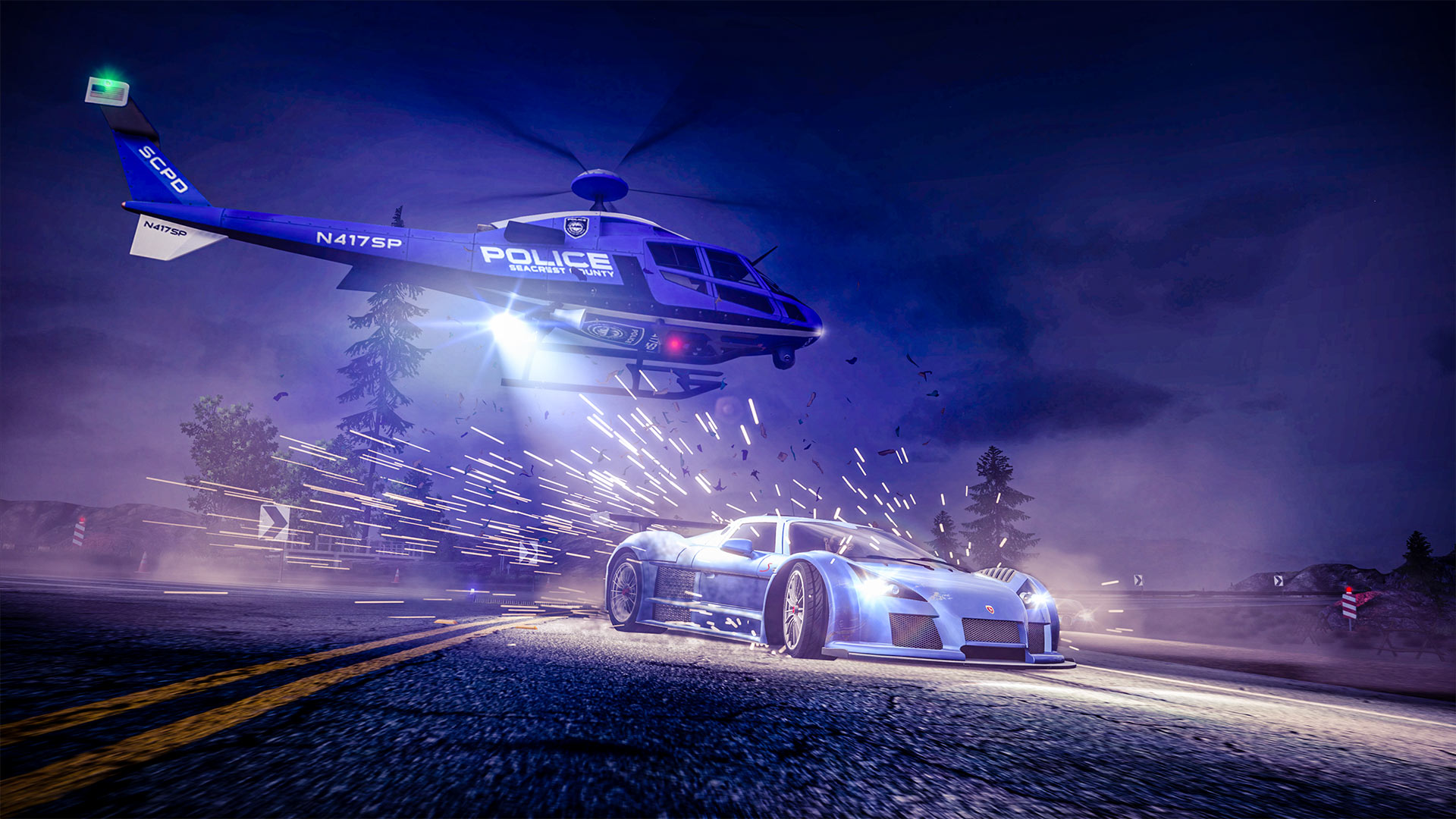 Need for Speed Hot Pursuit Police Chase Wallpapers