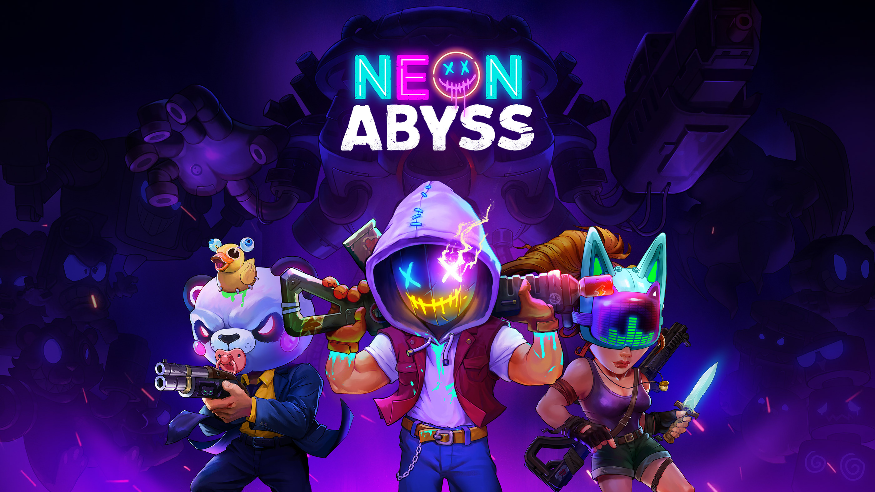 Neon Abyss Wallpapers