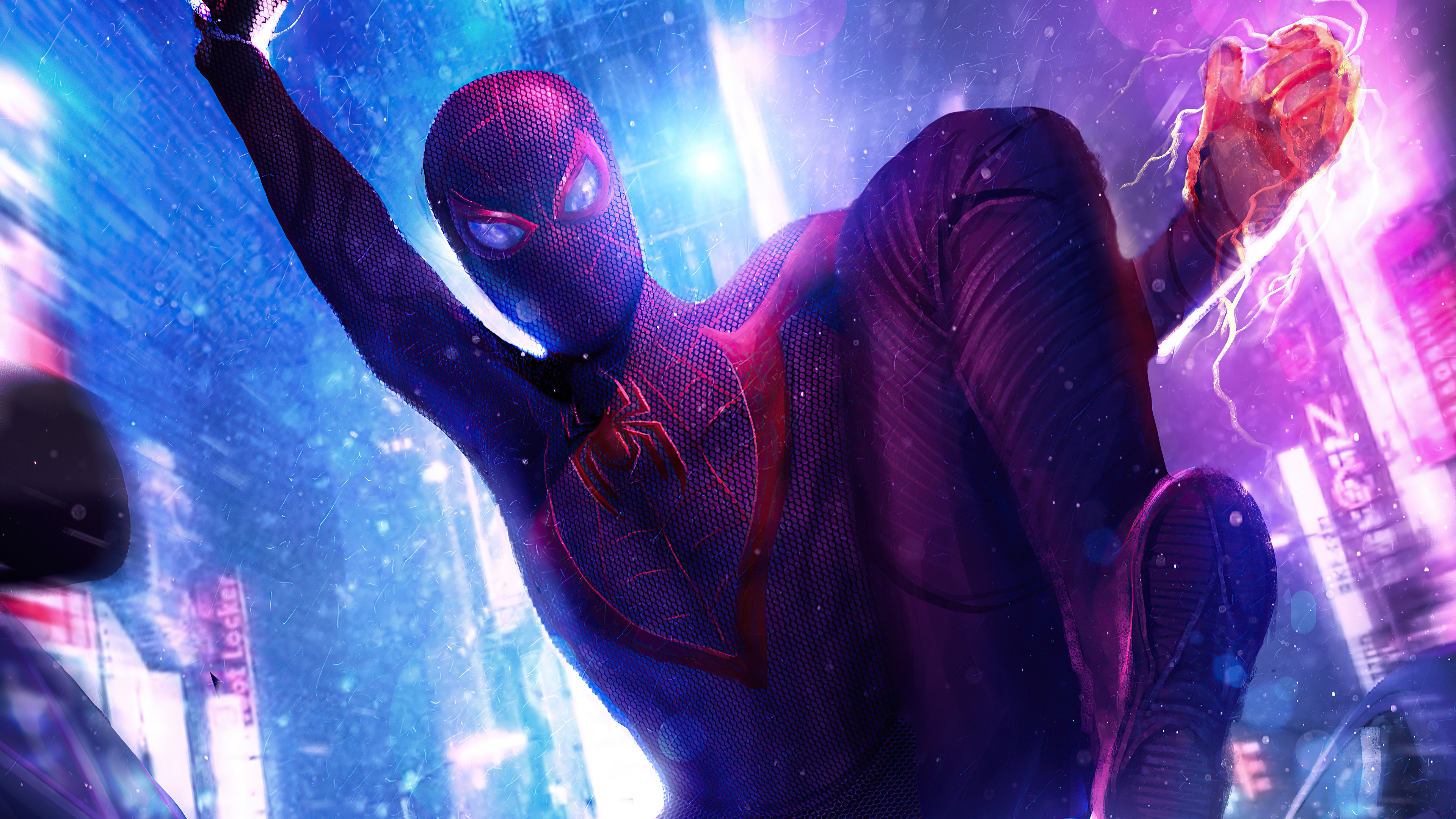 Neon Spider Man Wallpapers