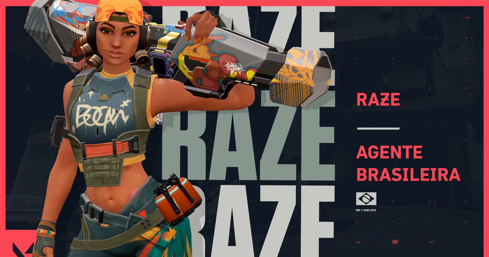 New Raze Skin Valorant 2020 Wallpapers