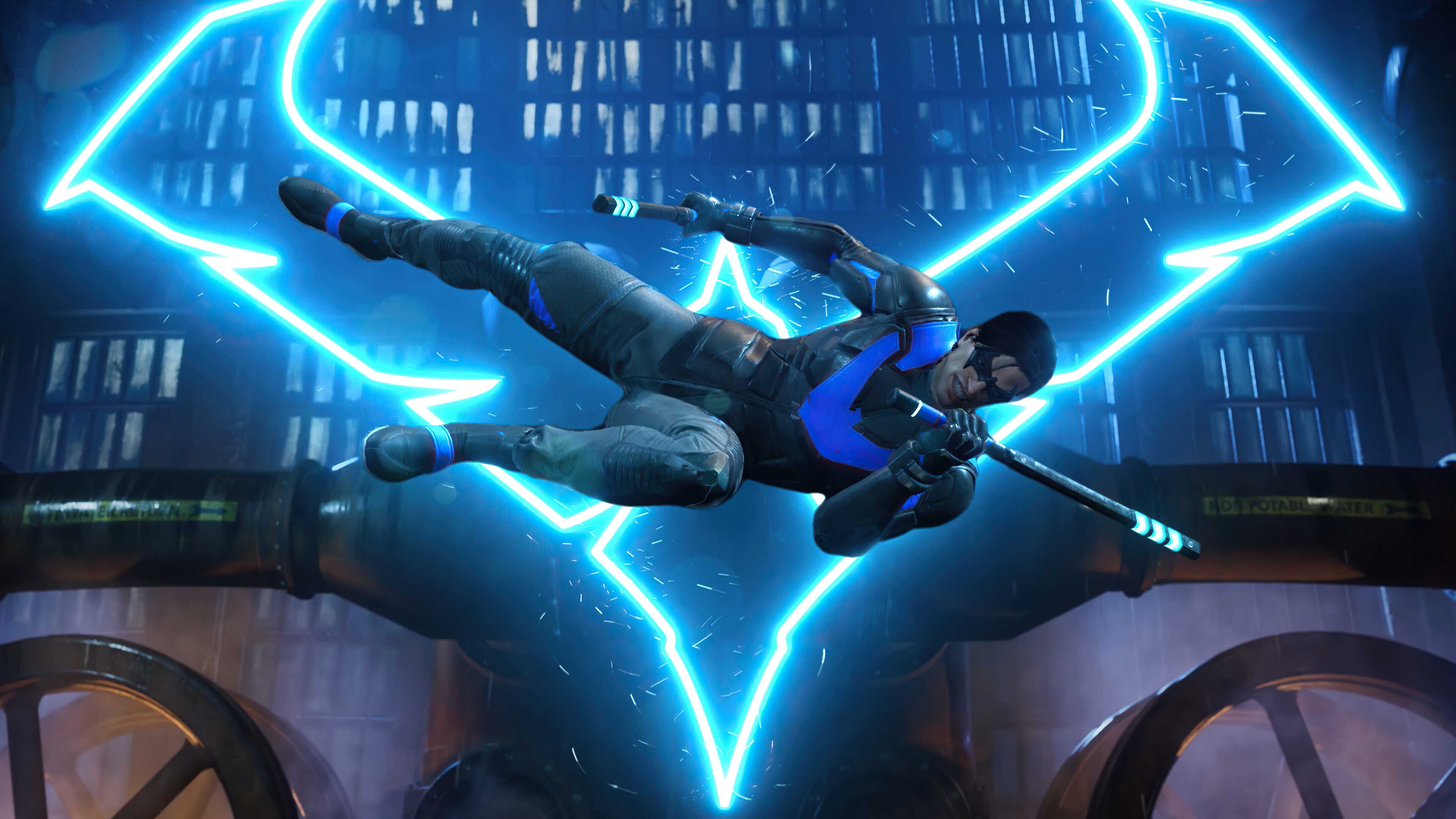 Nightwing in Gotham Knights Wallpapers