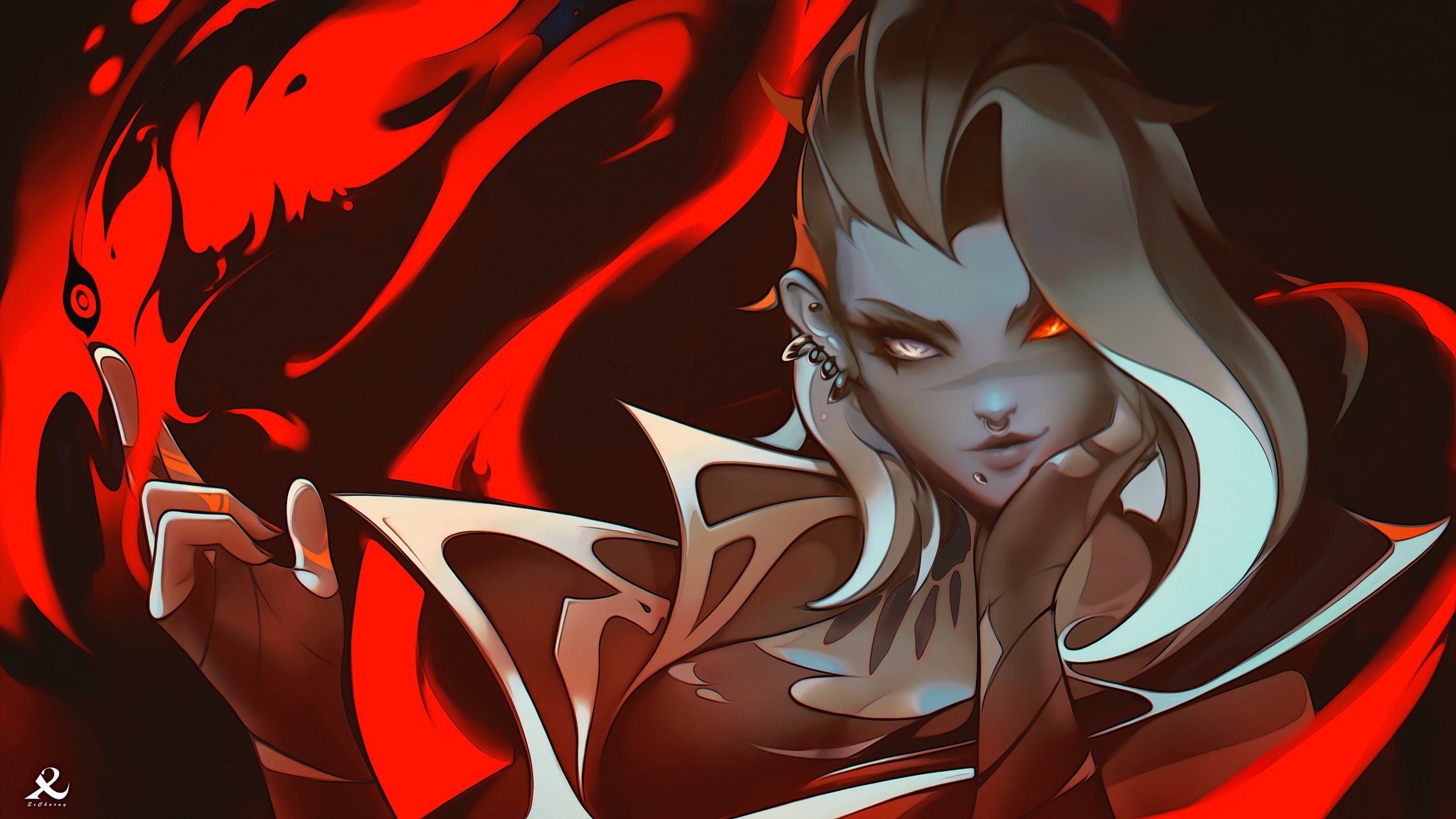 Omen Red Valorant Wallpapers