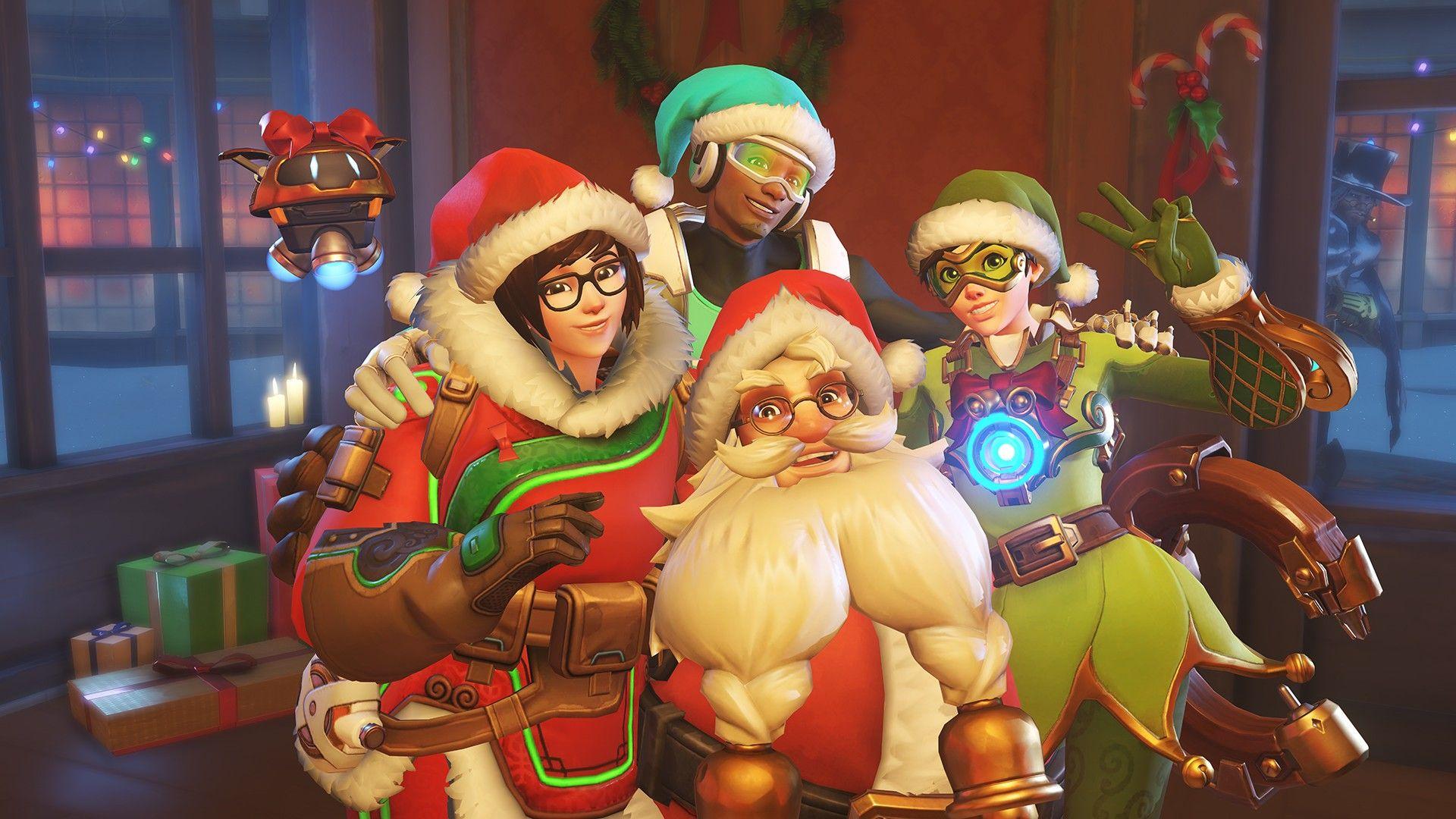 overwatch christmasWallpapers