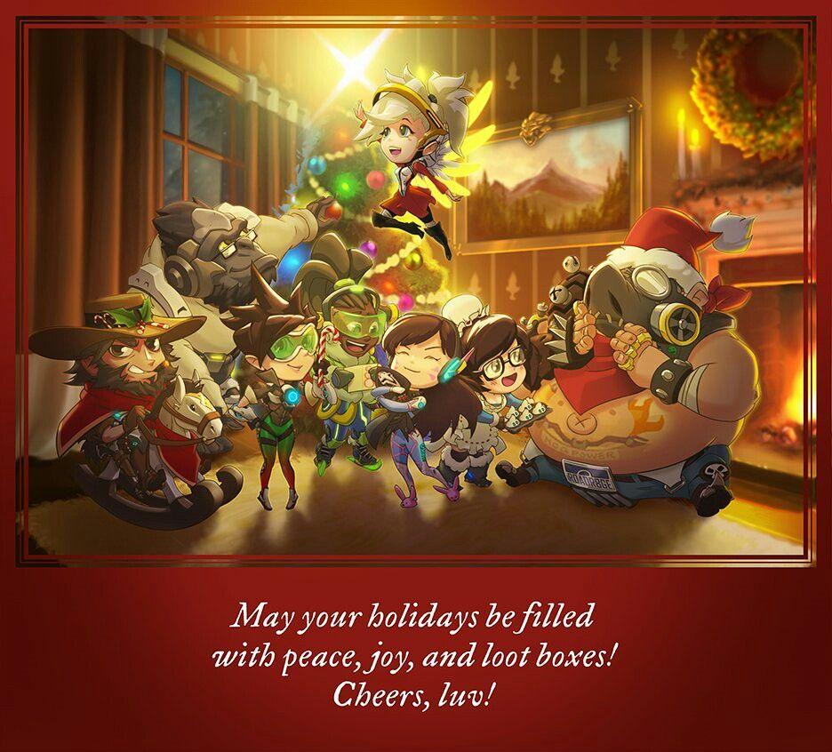 overwatch christmasWallpapers