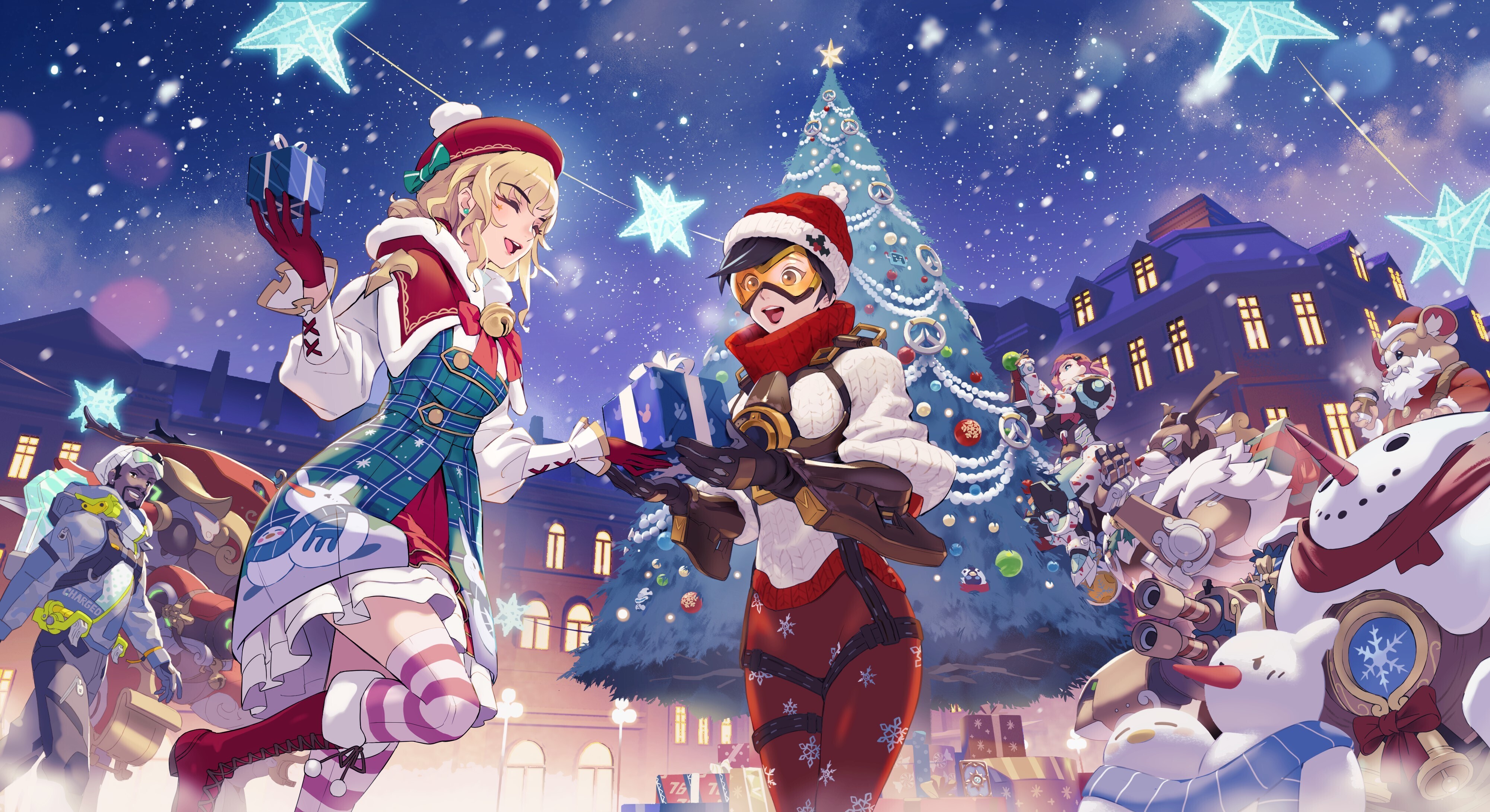 overwatch christmasWallpapers