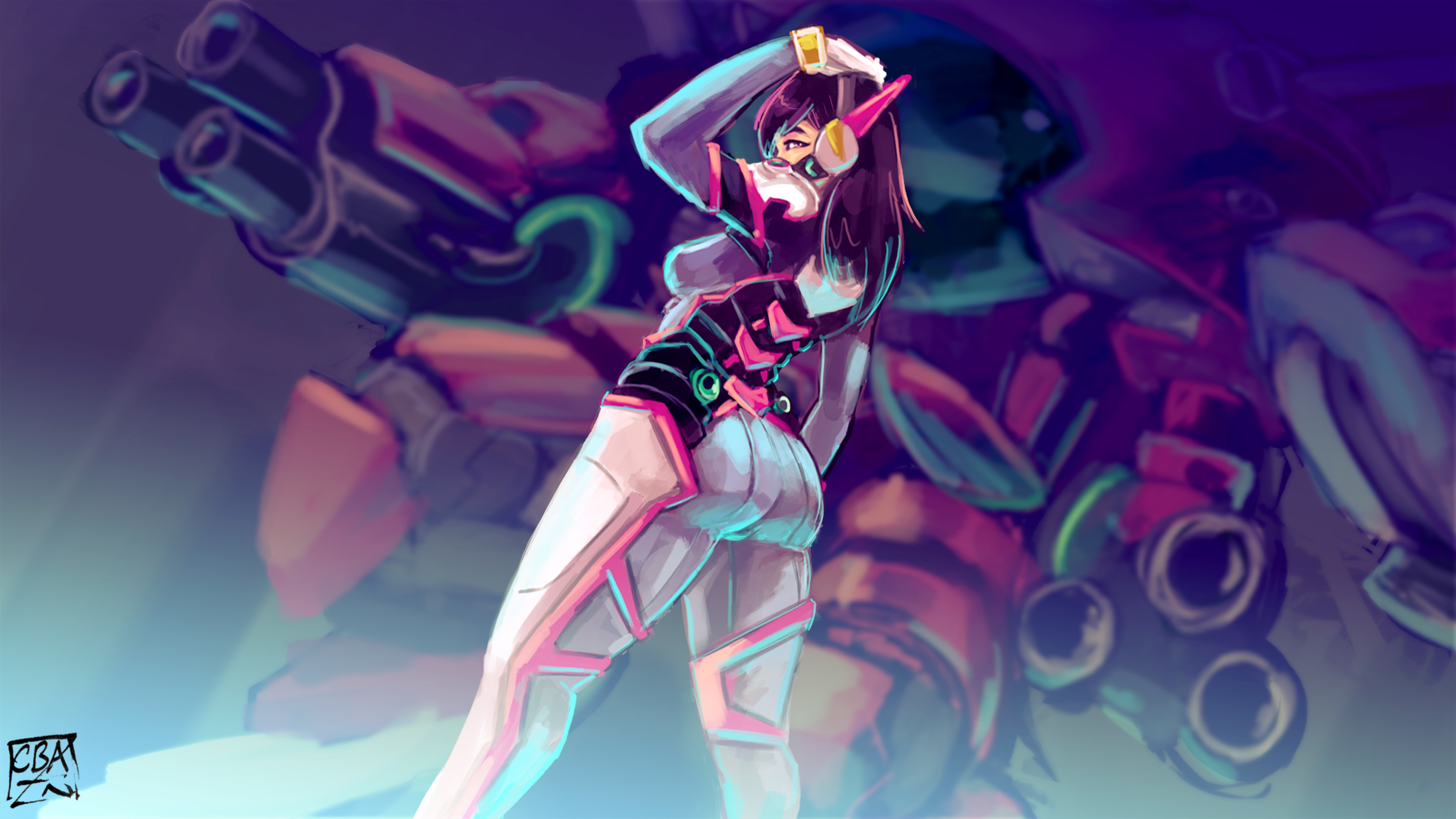 overwatch dva animeWallpapers