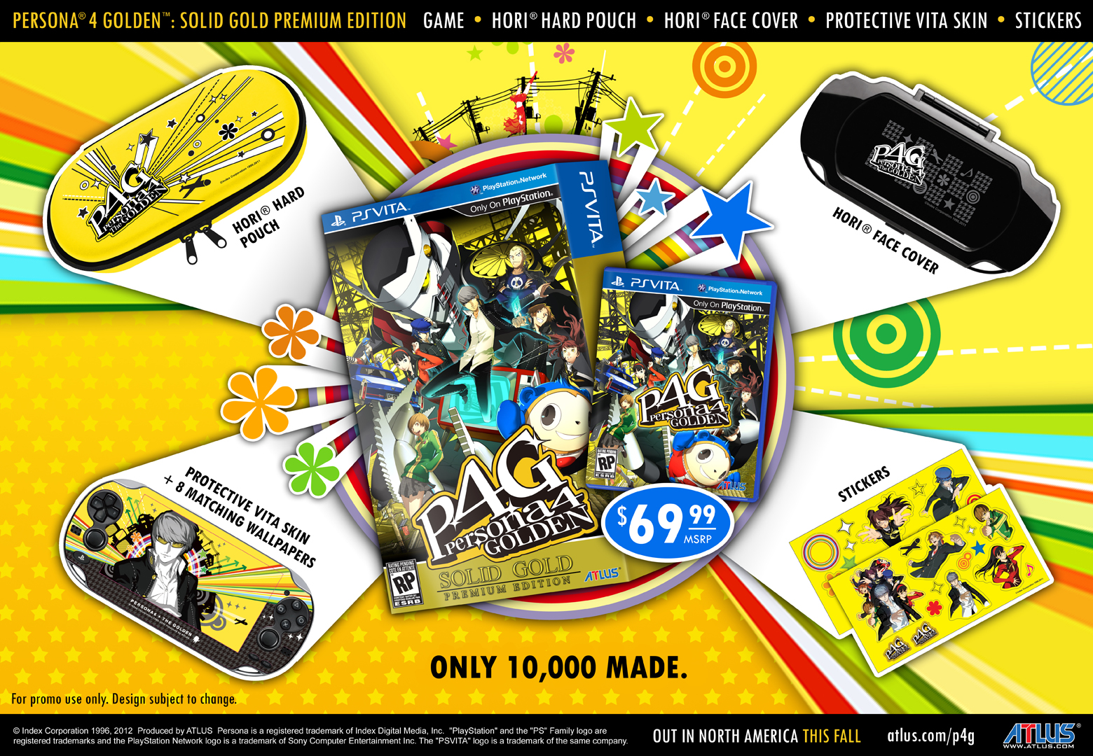 persona 4 golden ps vita  Wallpapers