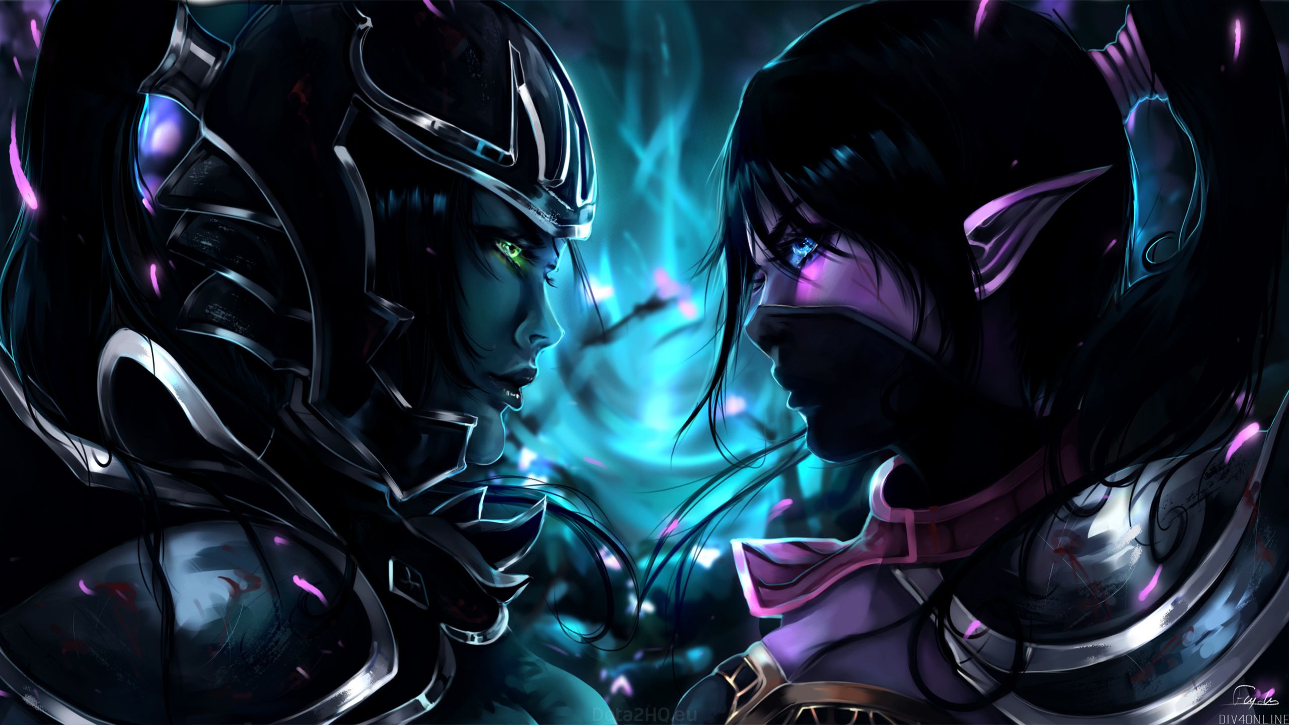 Phantom Assassin DotA 2 Digital Wallpapers