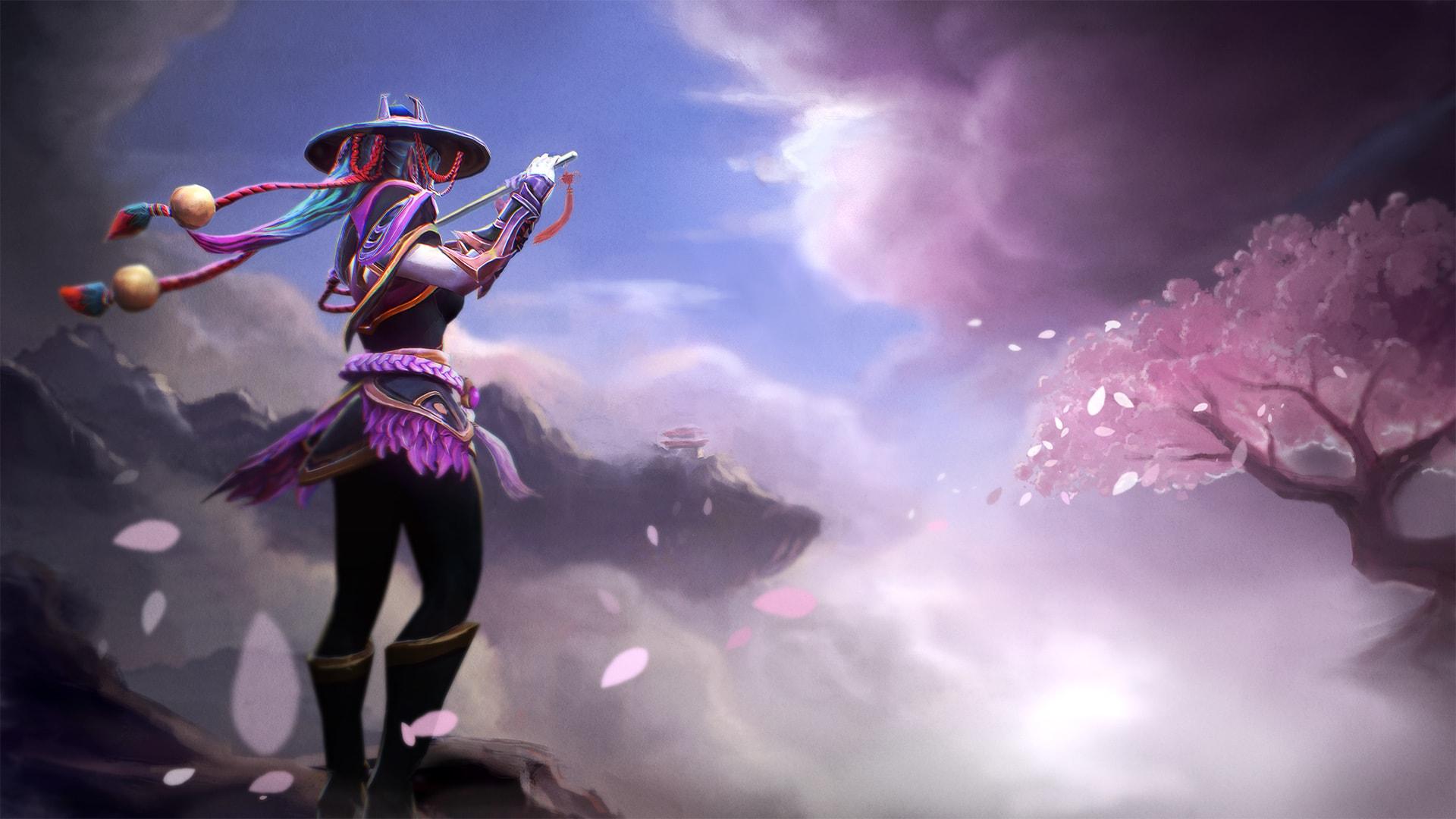 Phantom Assassin DotA 2 Digital Wallpapers