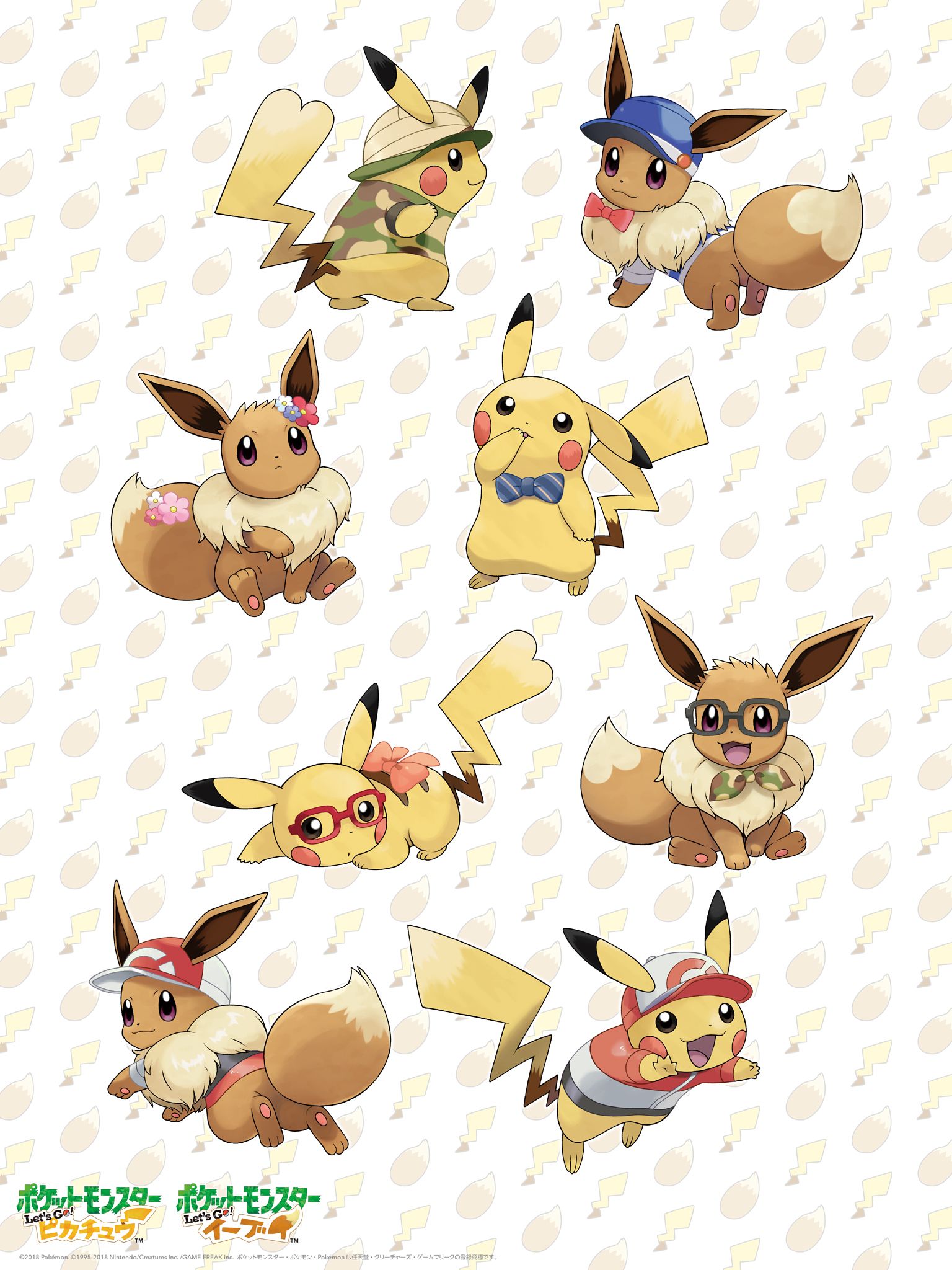 Pokemon: Let's Go Pikachu and Let's Go Eevee Wallpapers