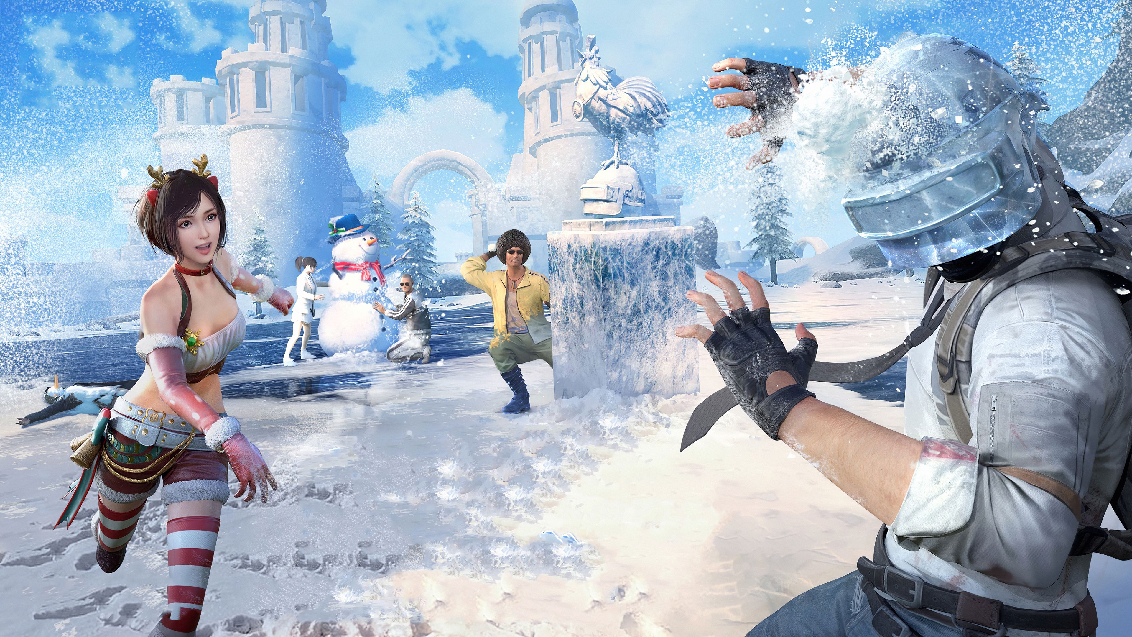 PUBG Game Squad Christmas Wallpapers