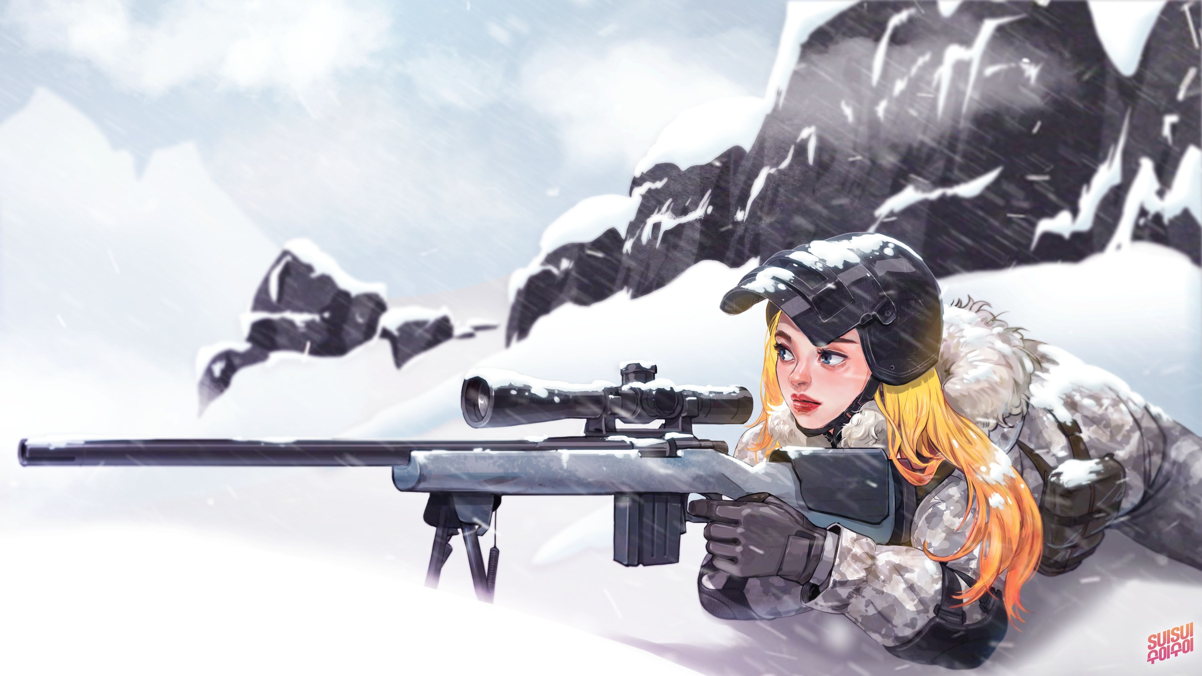 PUBG Sniper Girl Wallpapers