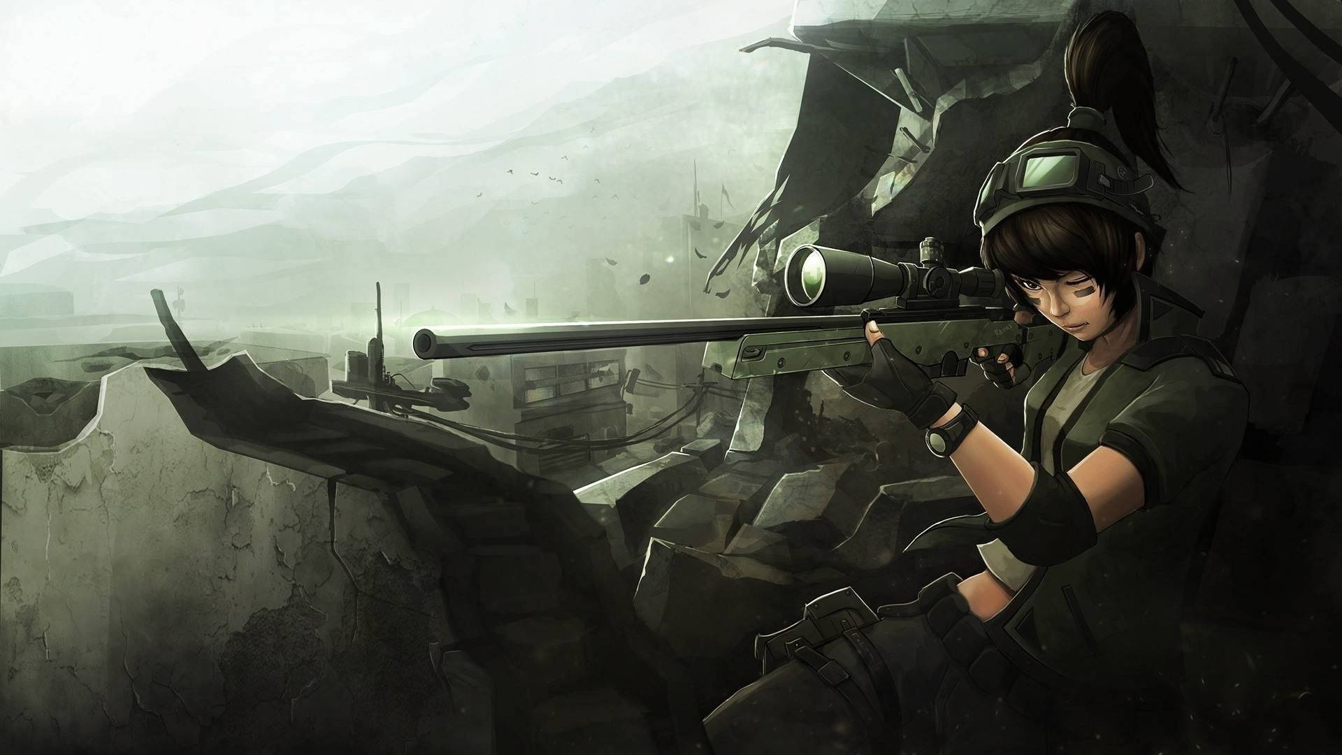 PUBG Sniper Girl Wallpapers