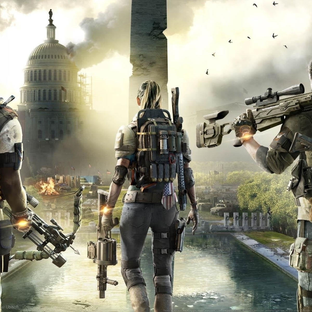 Resident Evil x Tom Clancys The Division 2 Wallpapers