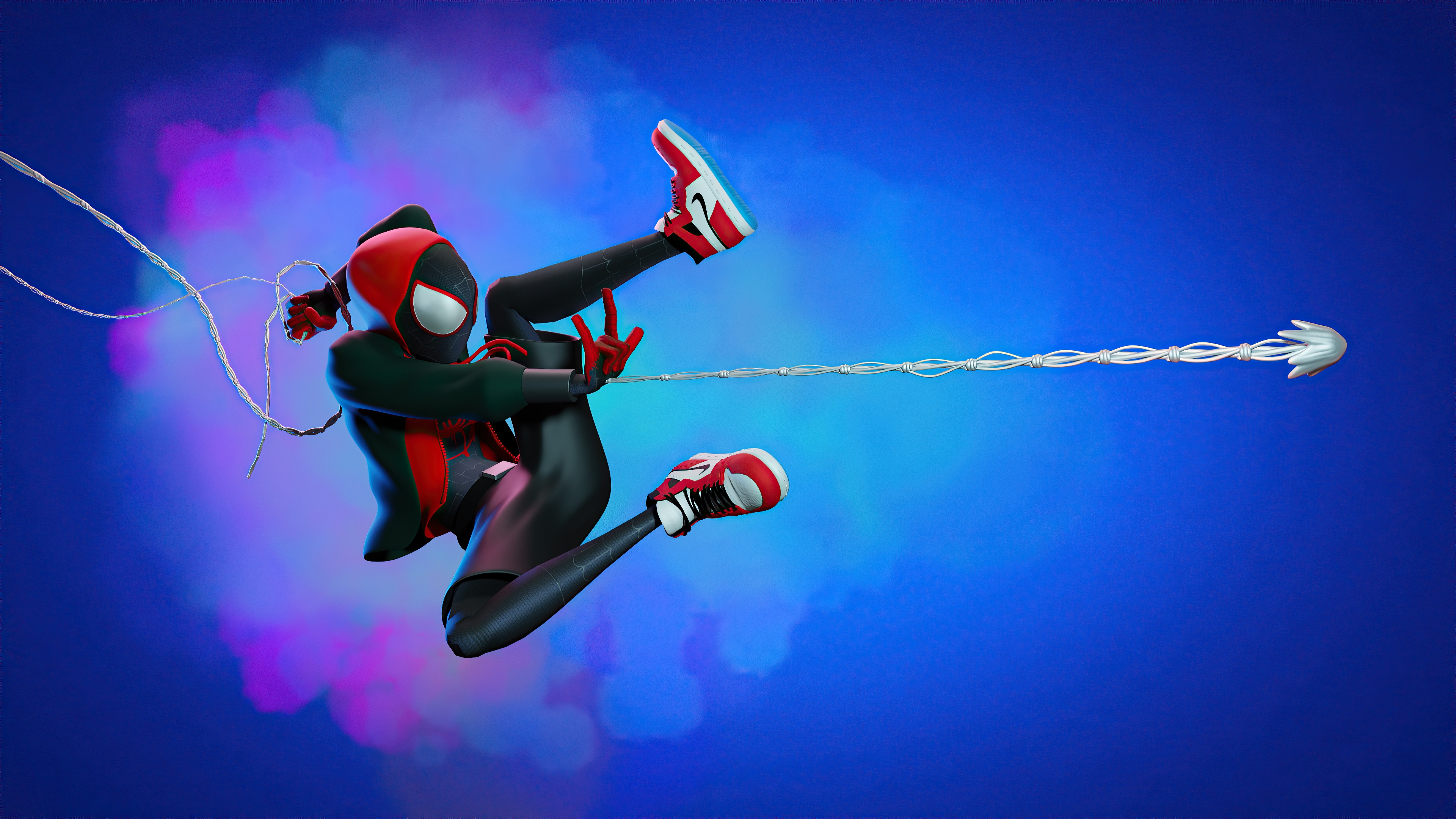 Spiderman Miles Morales Web Shooter Wallpapers