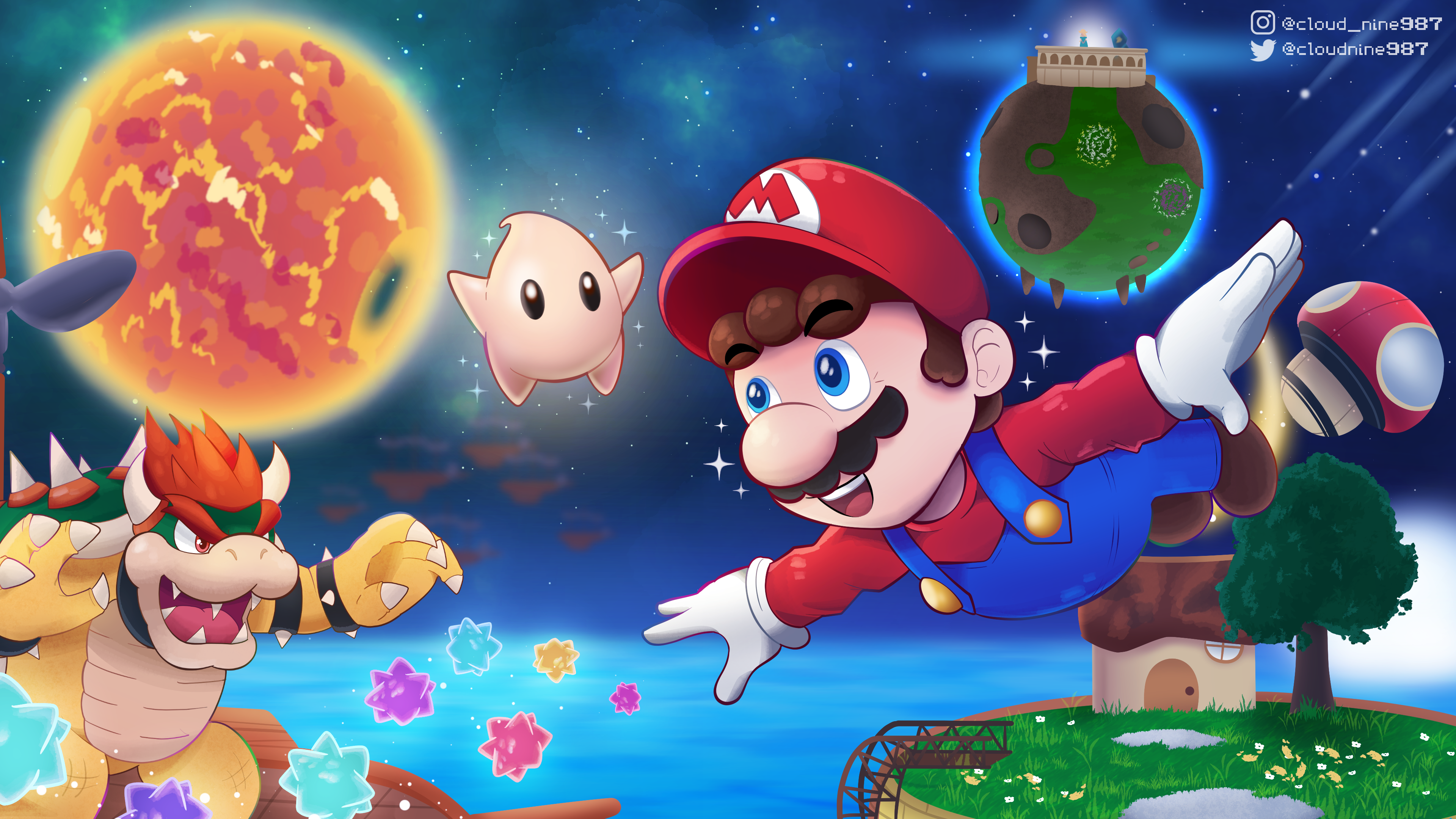 Super Mario Galaxy Wallpapers