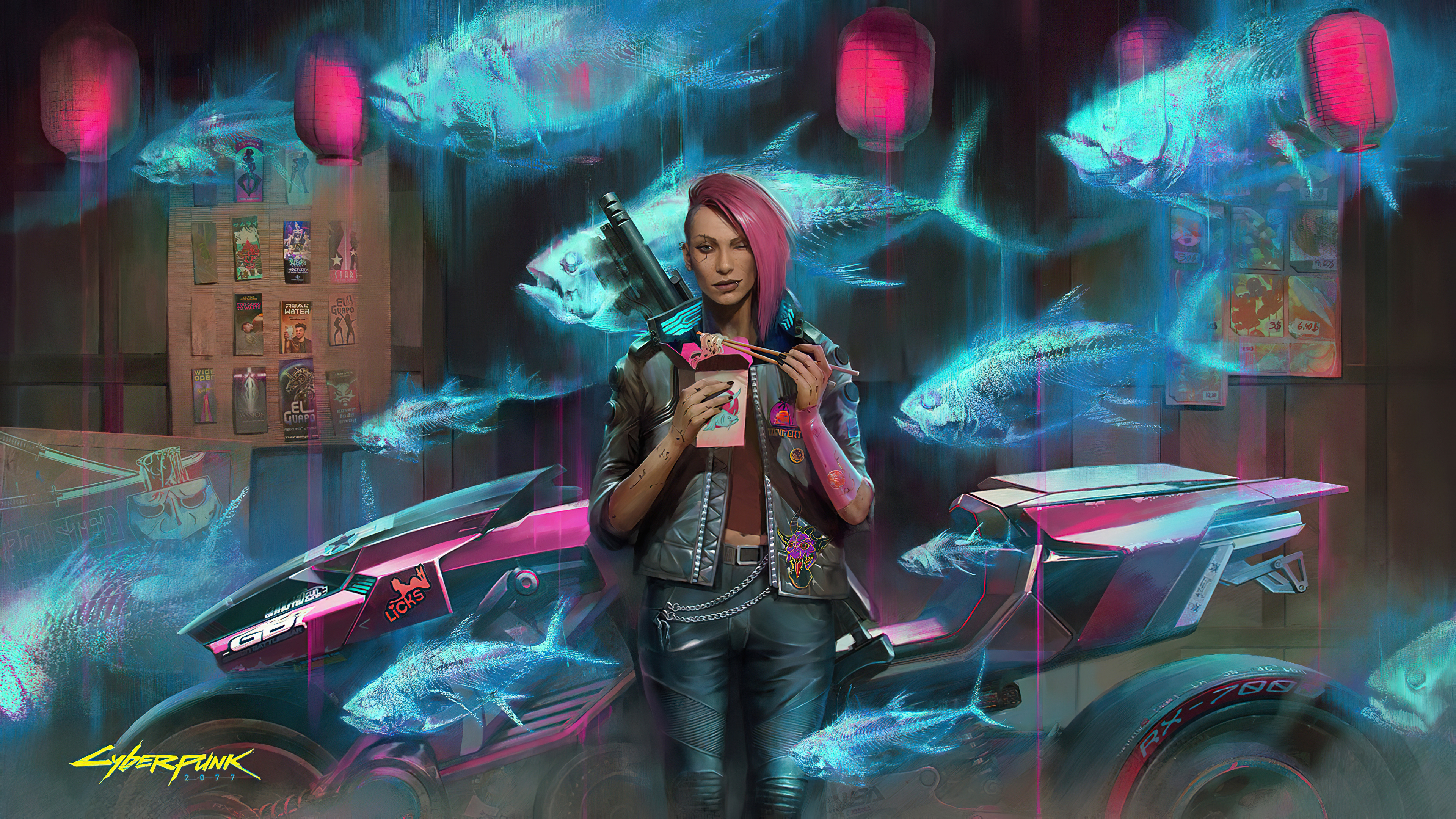 V In Cyberpunk 2077 New Wallpapers