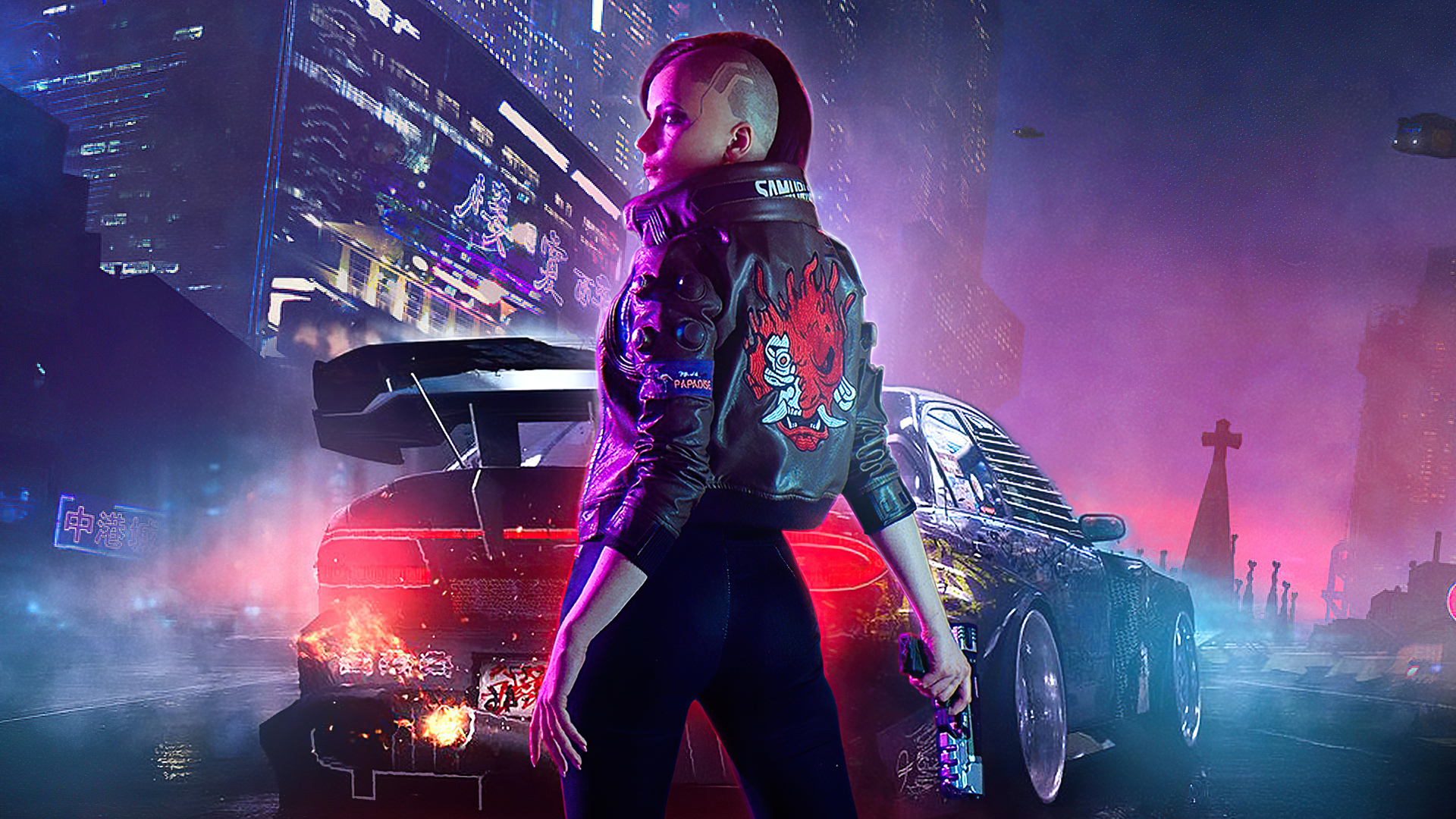 V In Cyberpunk 2077 New Wallpapers